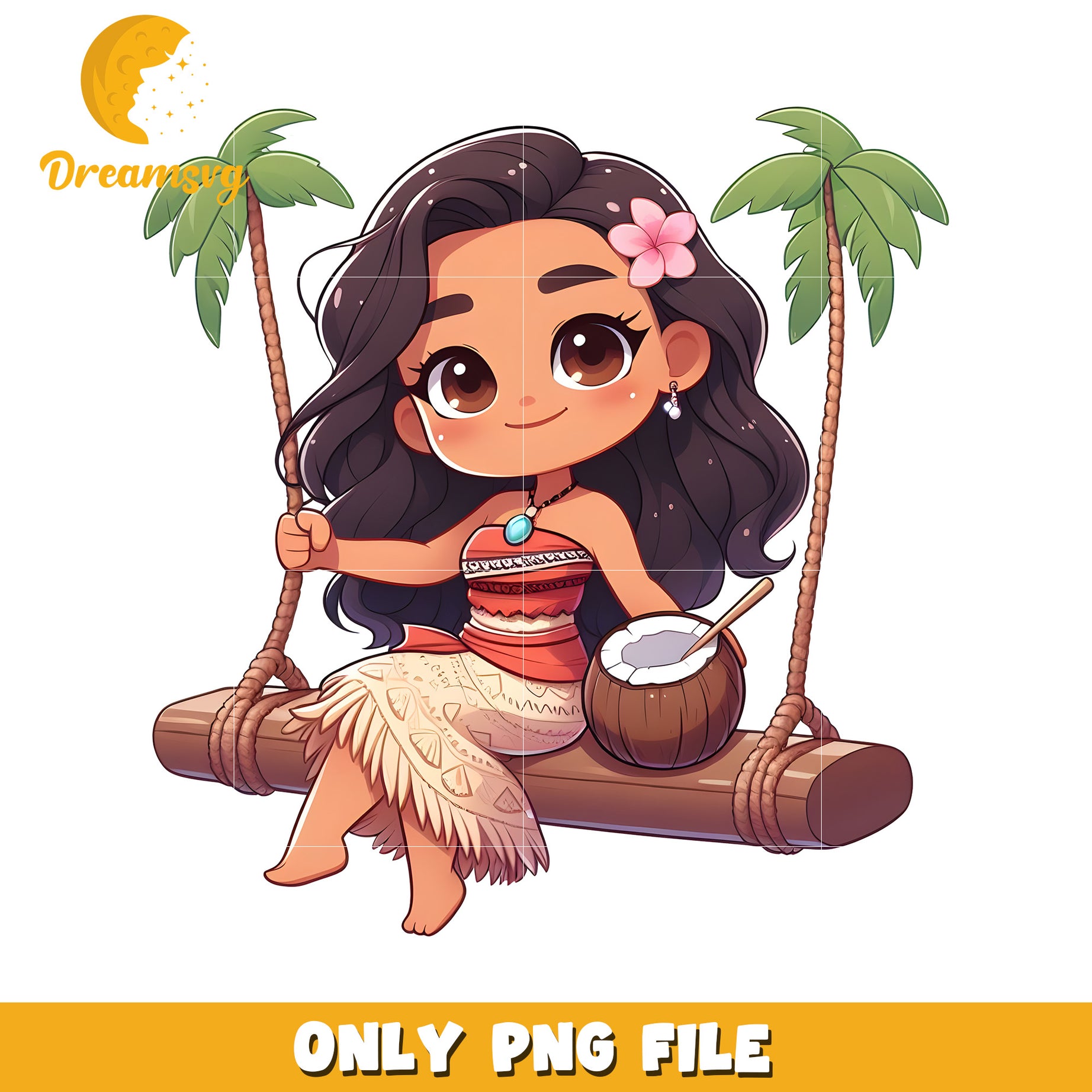 Moana PNG Clipart Cute Princess