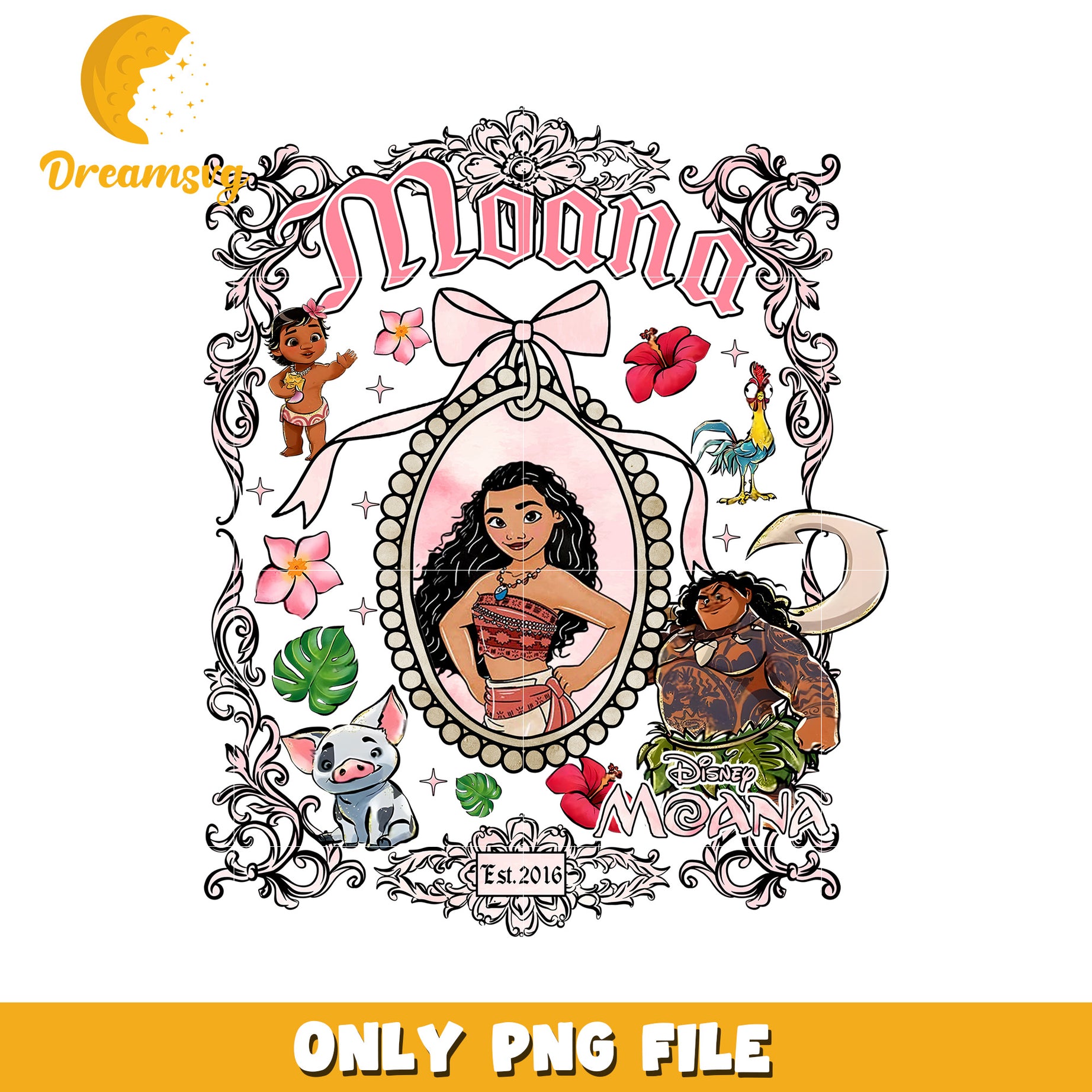 Moana movie characters png, disney toys png, disney movie png