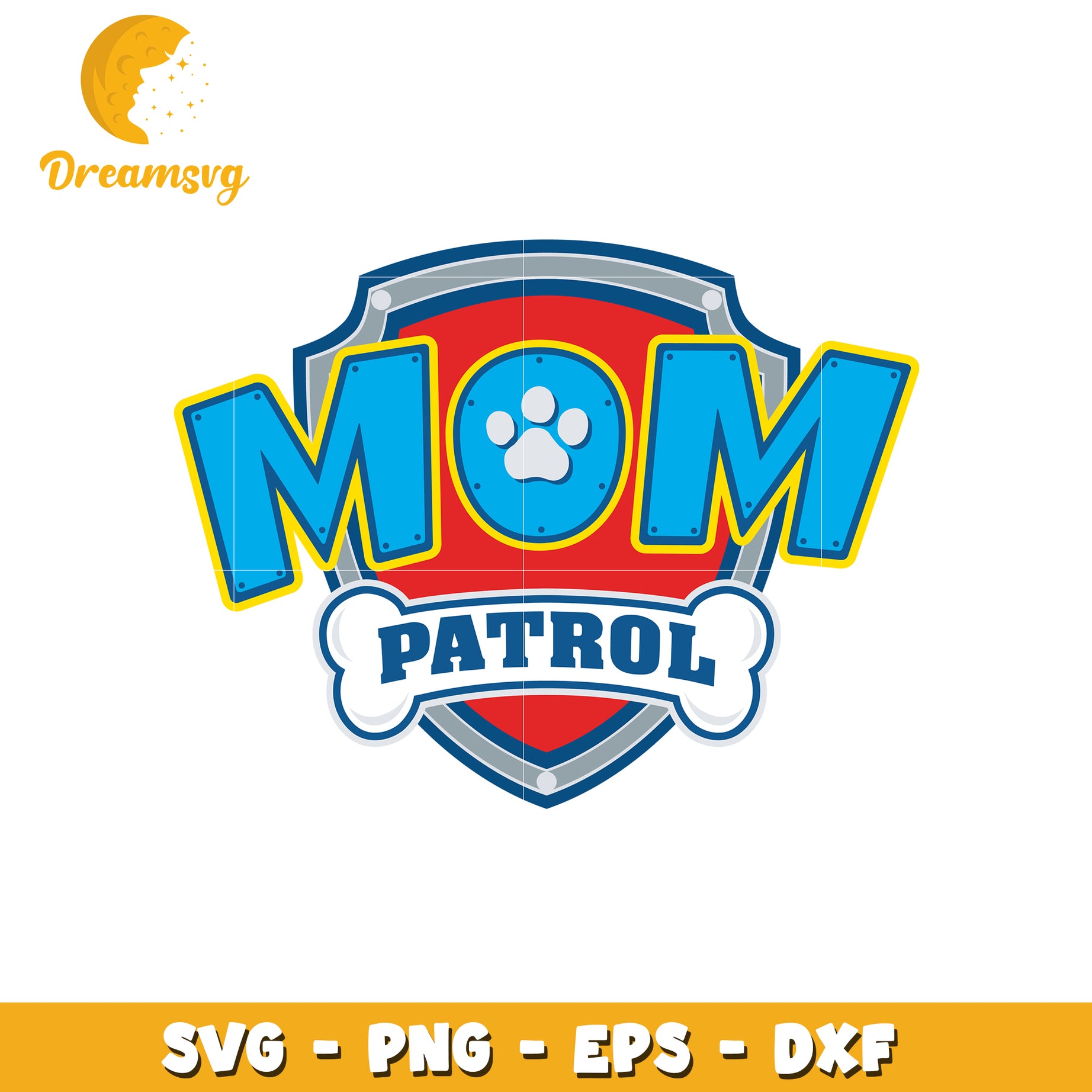 Mom Patrol SVG PNG EPS DXF Files