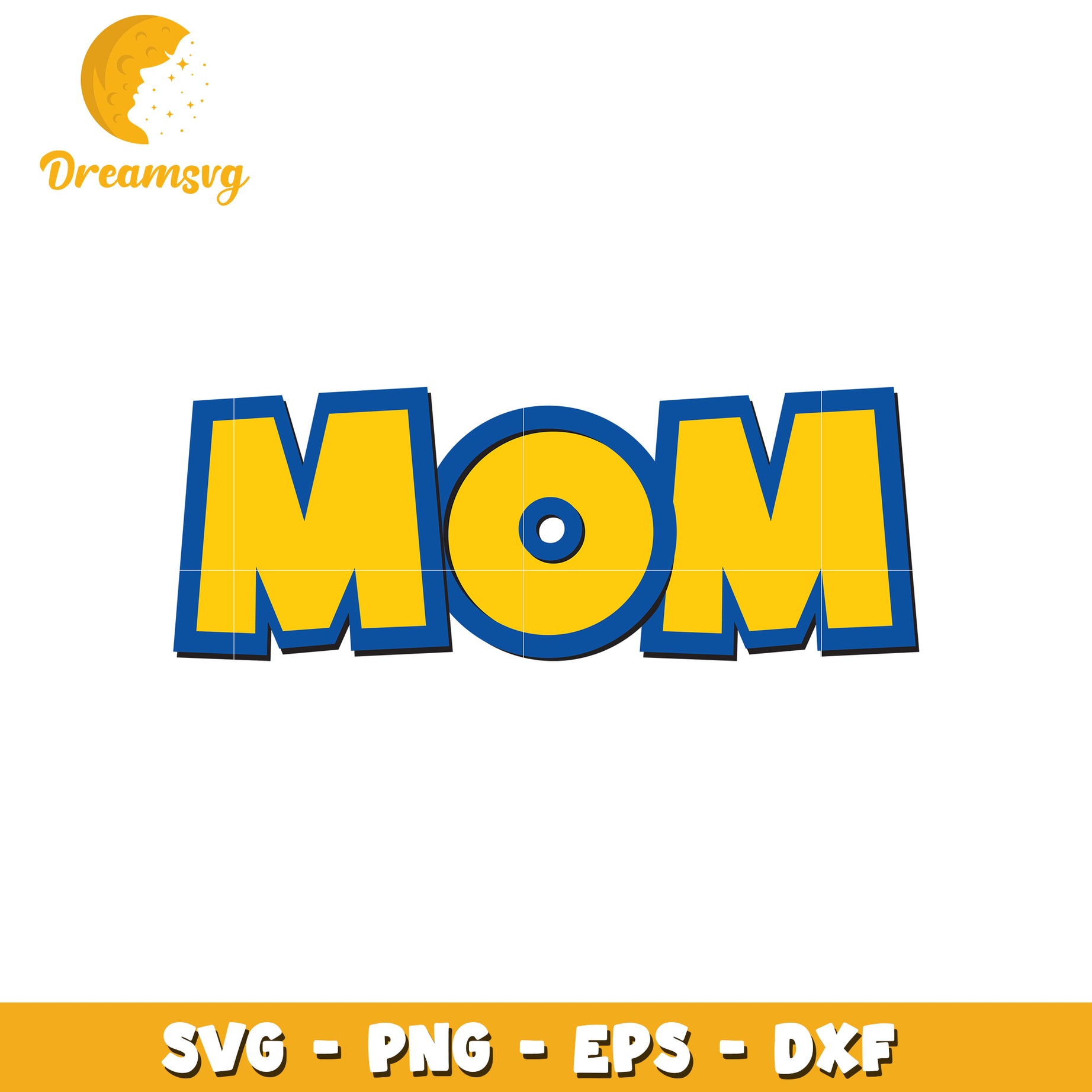 Mom SVG Cut File PNG EPS DXF Included