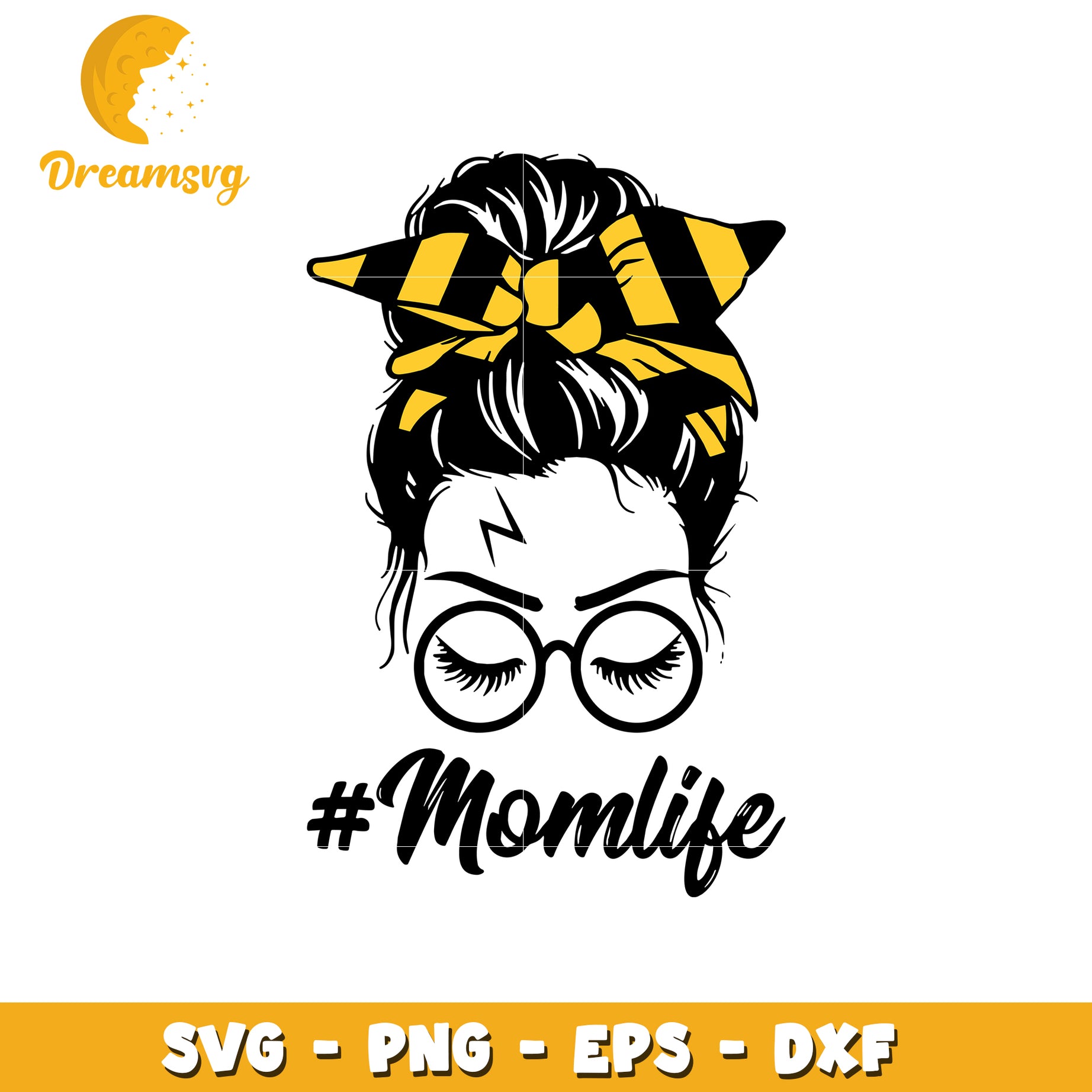 Mom life harry potter svg, messy bun mom svg, harry potter svg