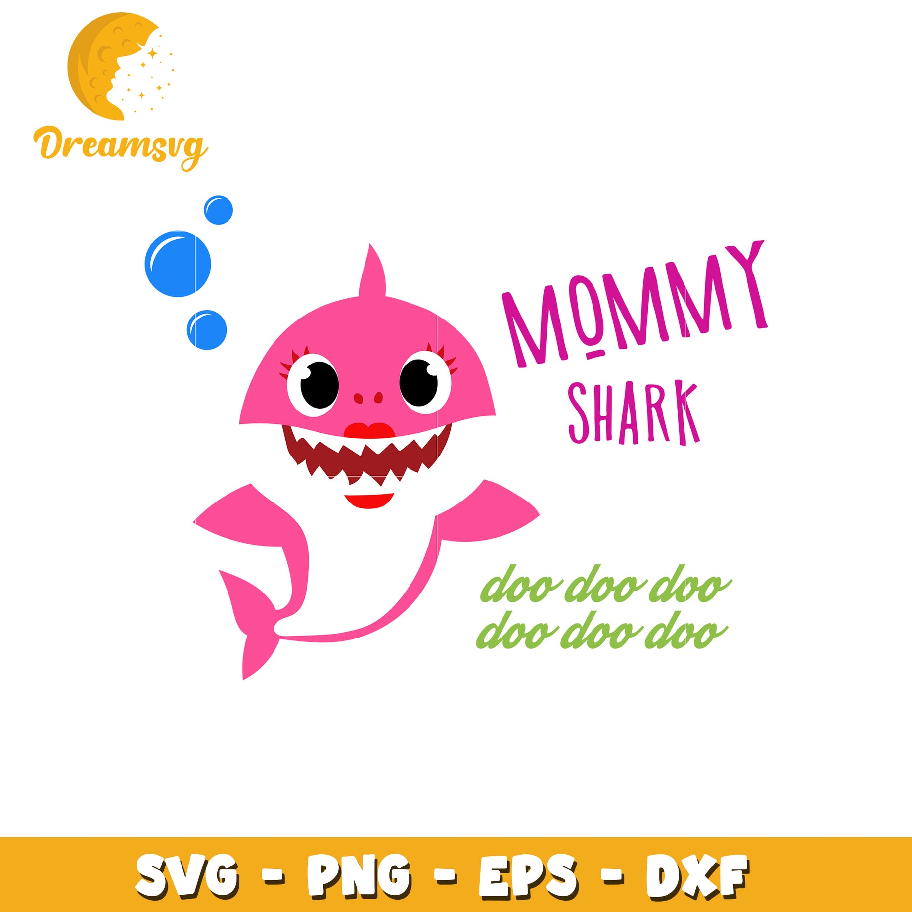 Mommy Shark SVG Cut File