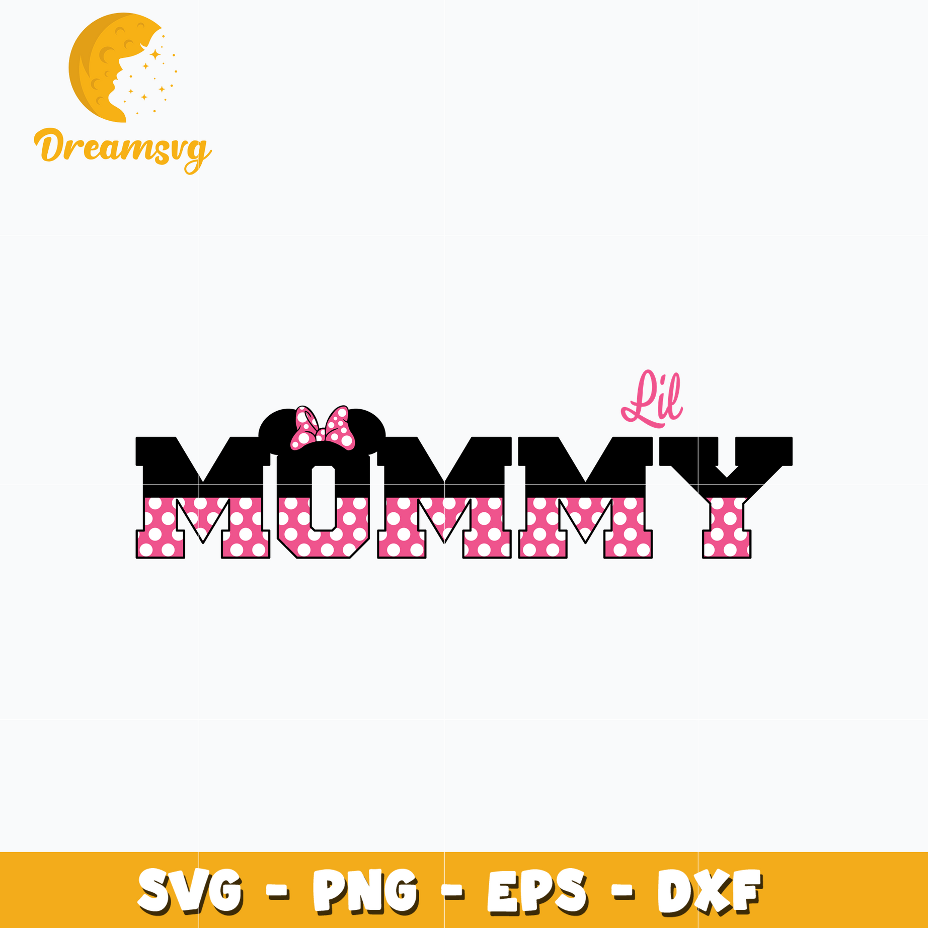 Minnie mouse disney mommy svg