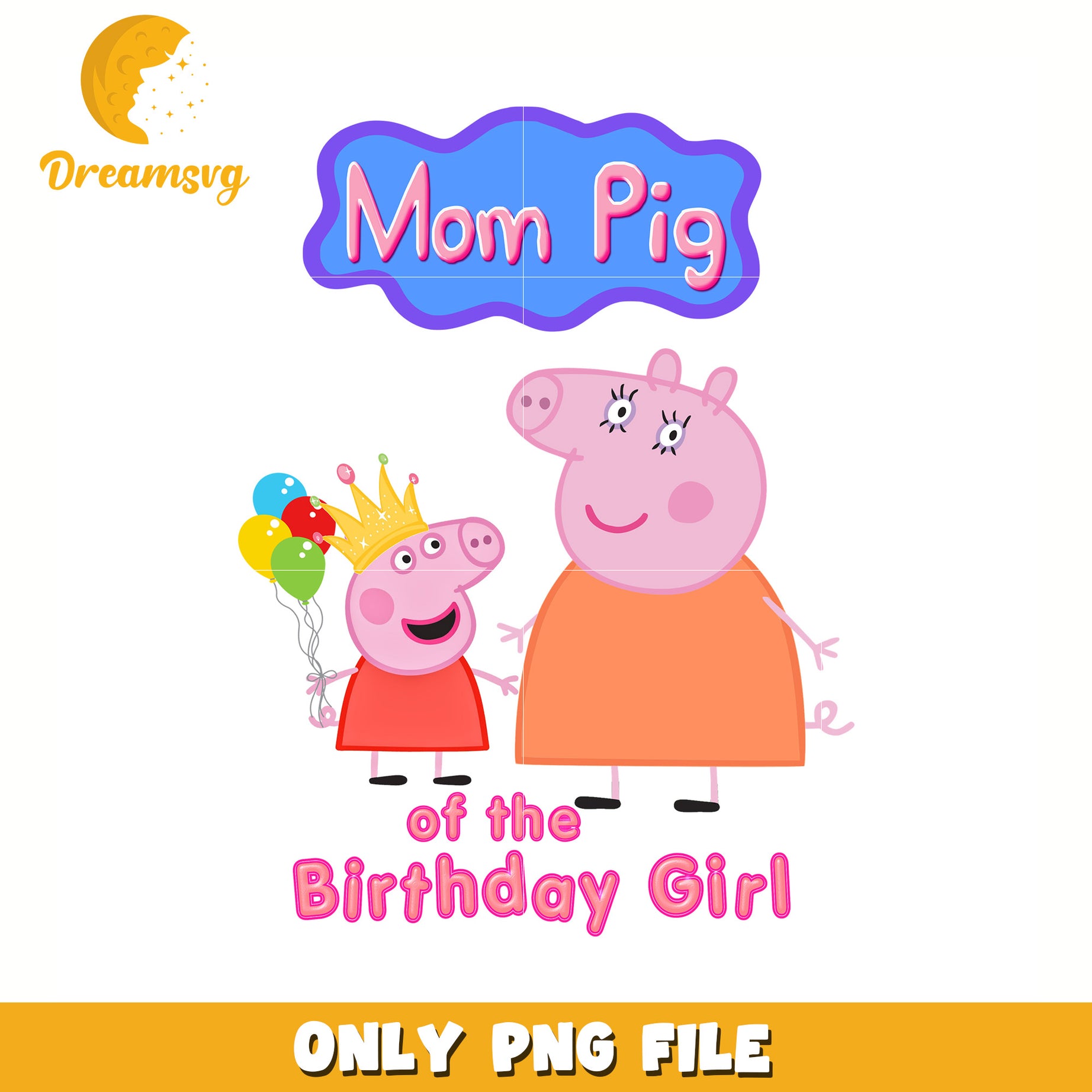 Mom pig of the birthday girl png, peppa pig cartoon png, peppa pig png
