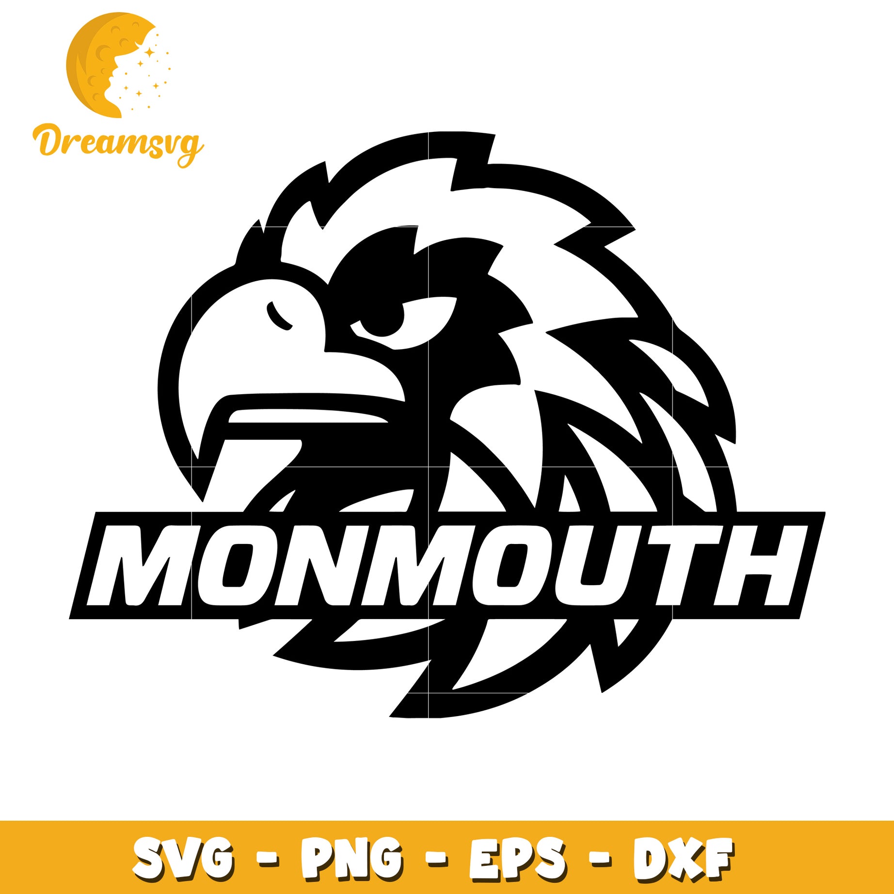 Monmouth Eagle SVG Cut File