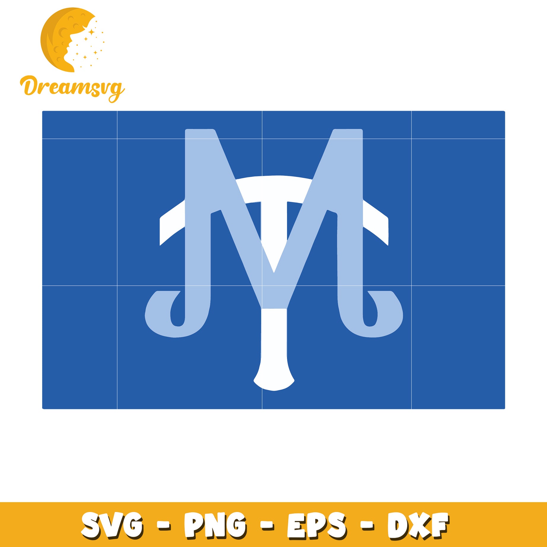 Monogram SVG PNG EPS DXF Cut File