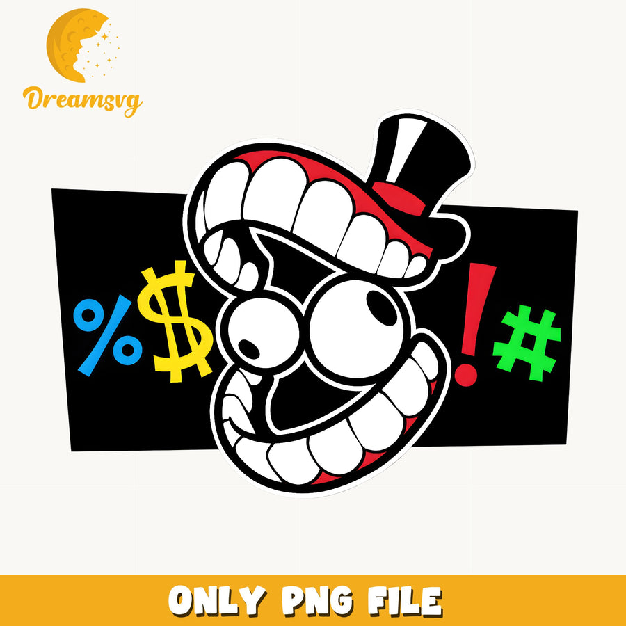 Monopoly Man Grin PNG, Funny Cartoon Face, Game PNG