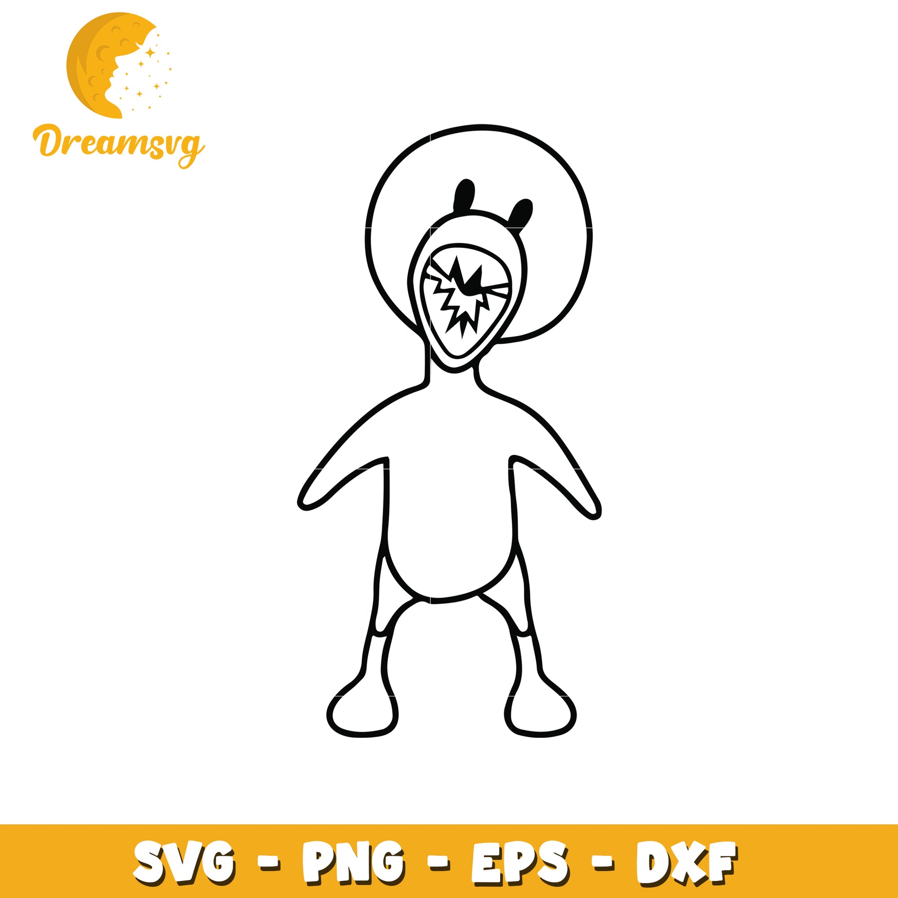 Monster SVG Cut File PNG EPS DXF