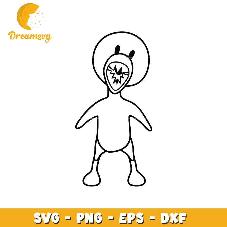 Monster SVG Cut File PNG EPS DXF