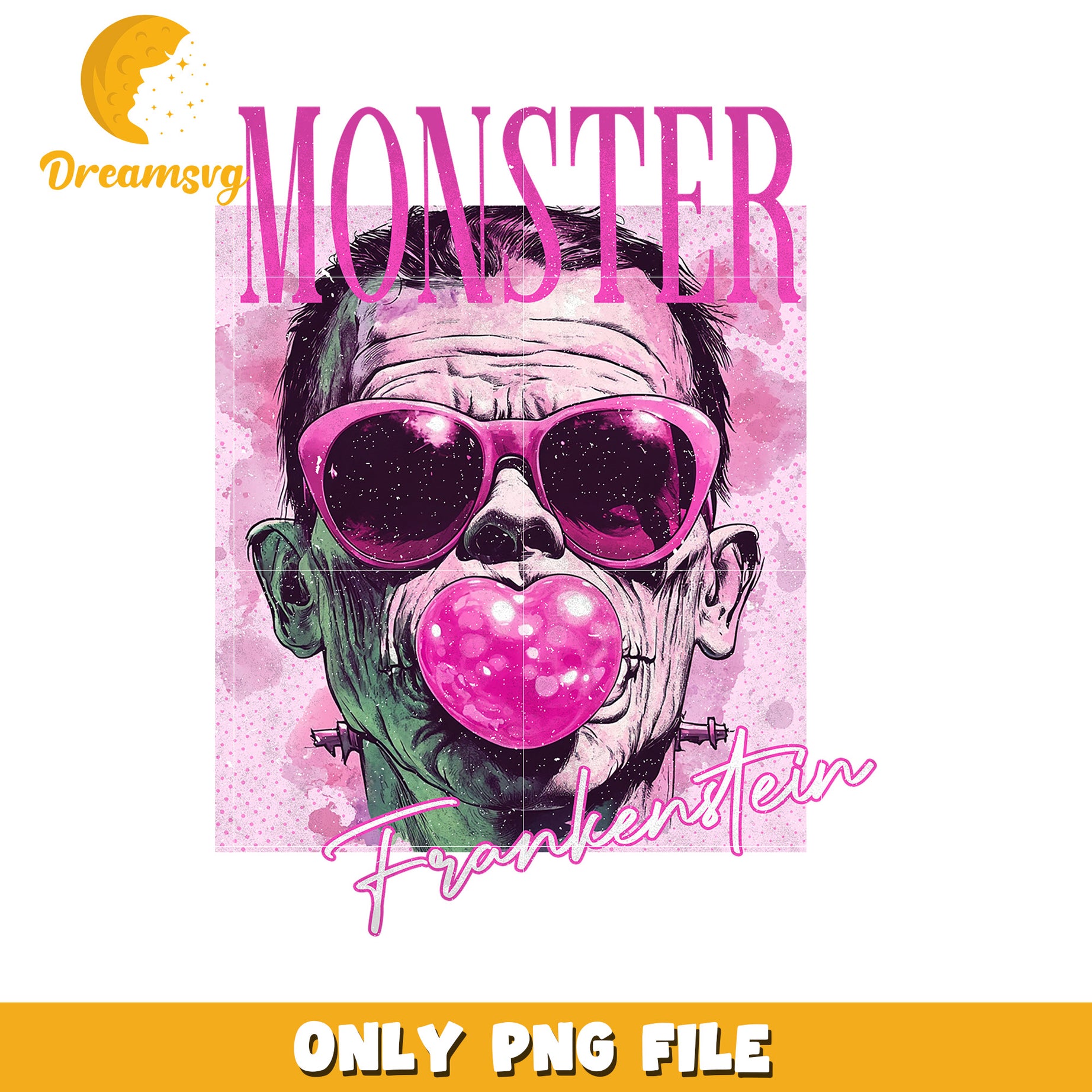 Monster frankenstein png, scary characters png, horror movie png
