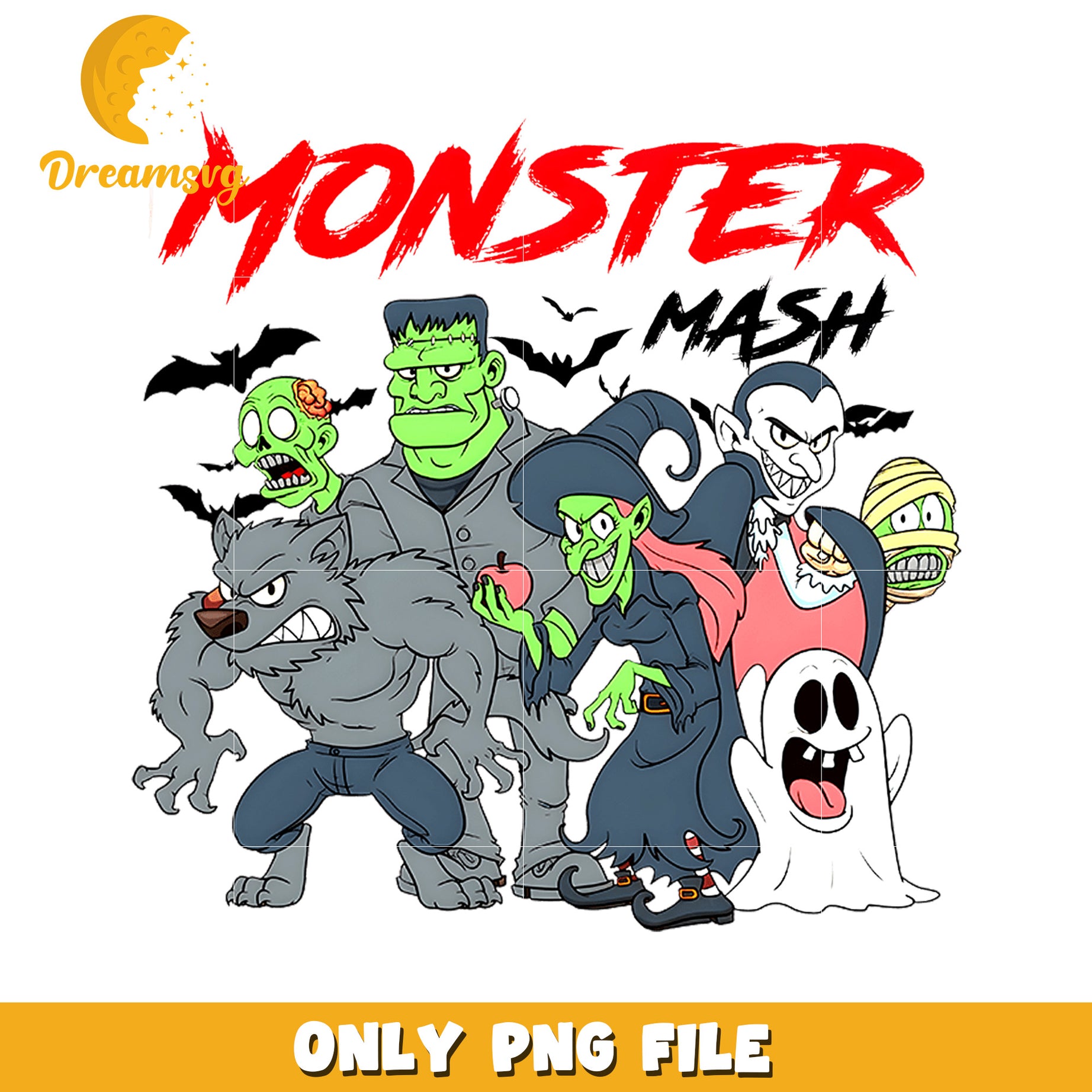 Monster mash png, halloween decor png, halloween season​ png