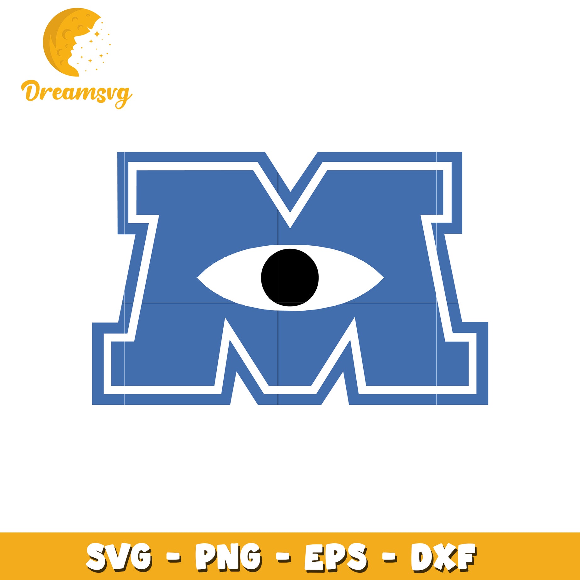 Monsters Inc Mike SVG PNG EPS DXF