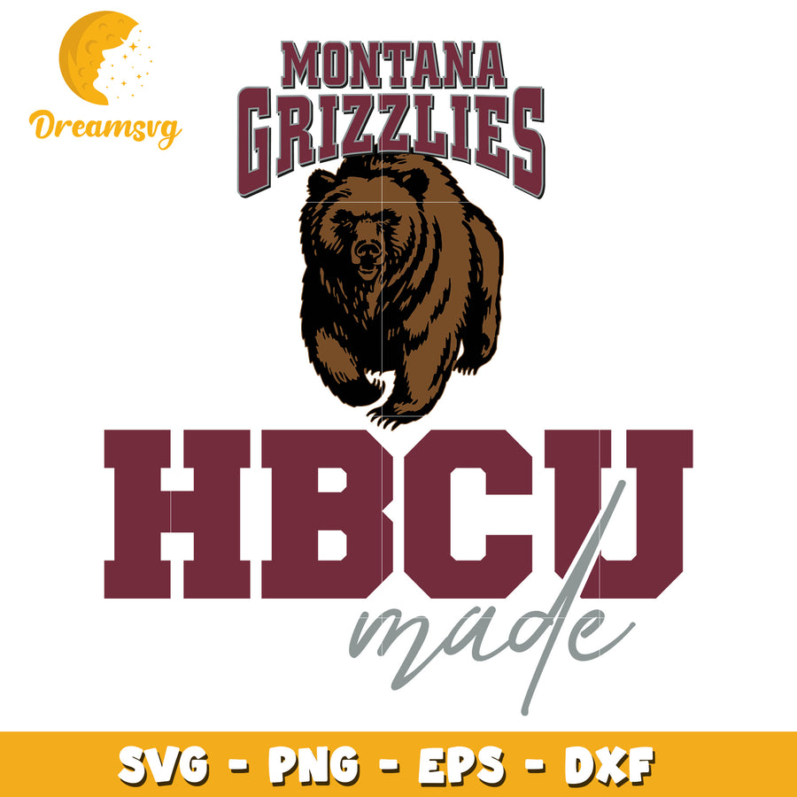 Montana Grizzlies HBCU SVG Cut File