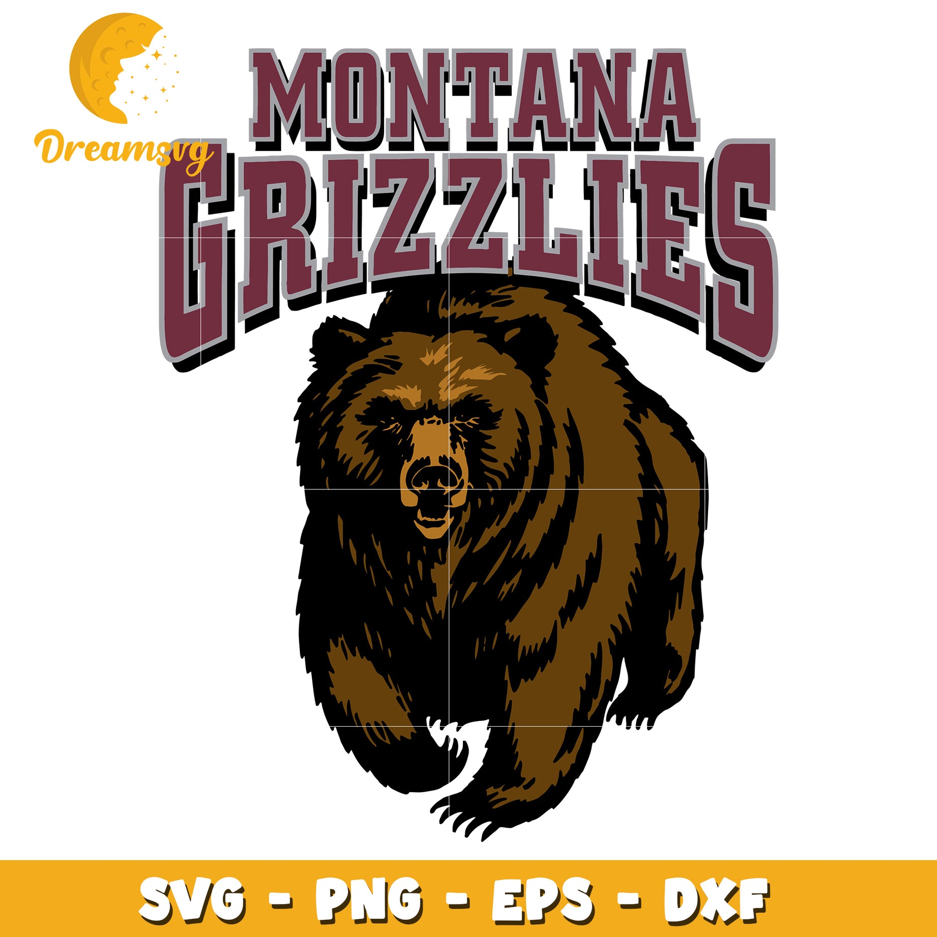 Montana Grizzlies SVG Cut File