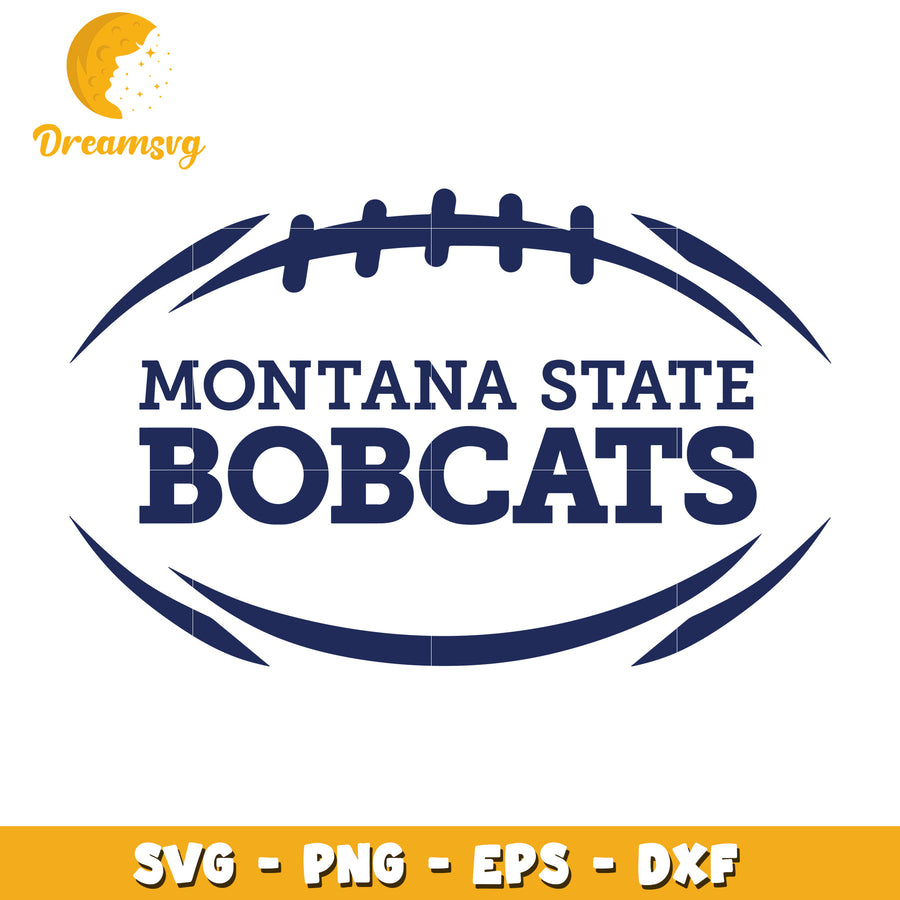 Montana State Bobcats Football SVG Graphic for Crafting Projects
