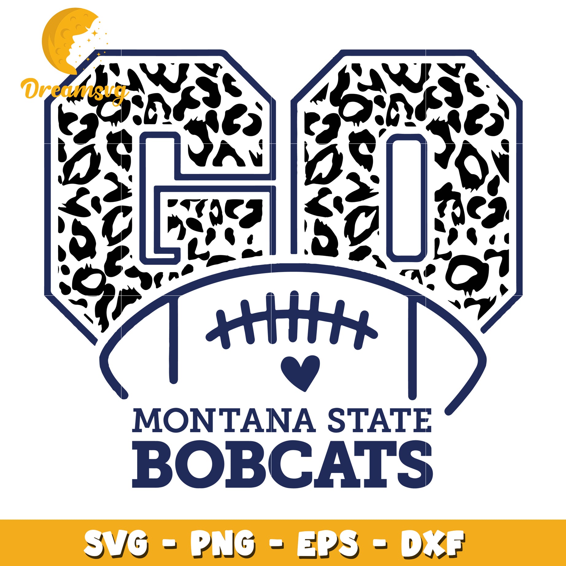 Montana State Bobcats Go SVG Cut File