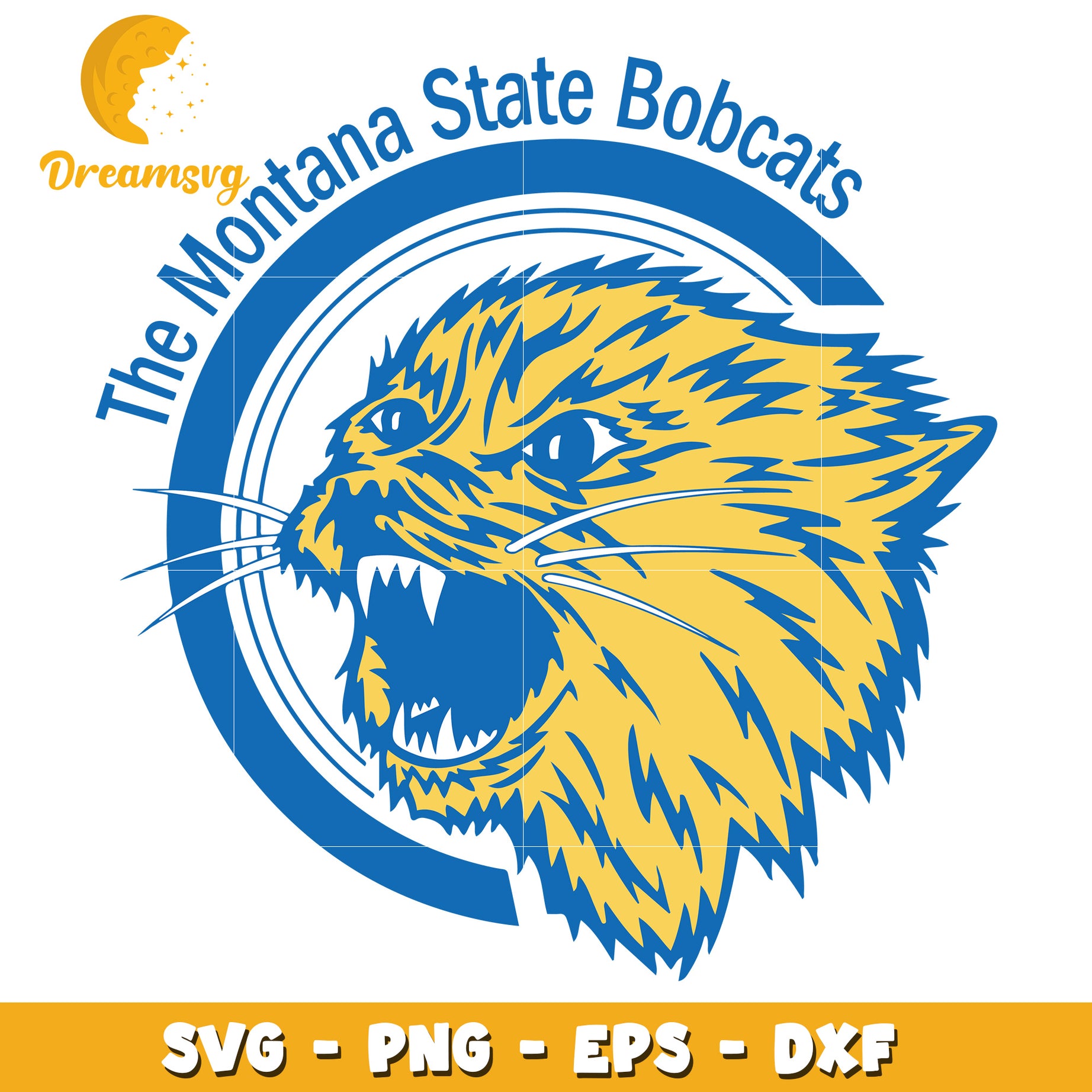 Montana State Bobcats SVG Design for Crafting and Printing