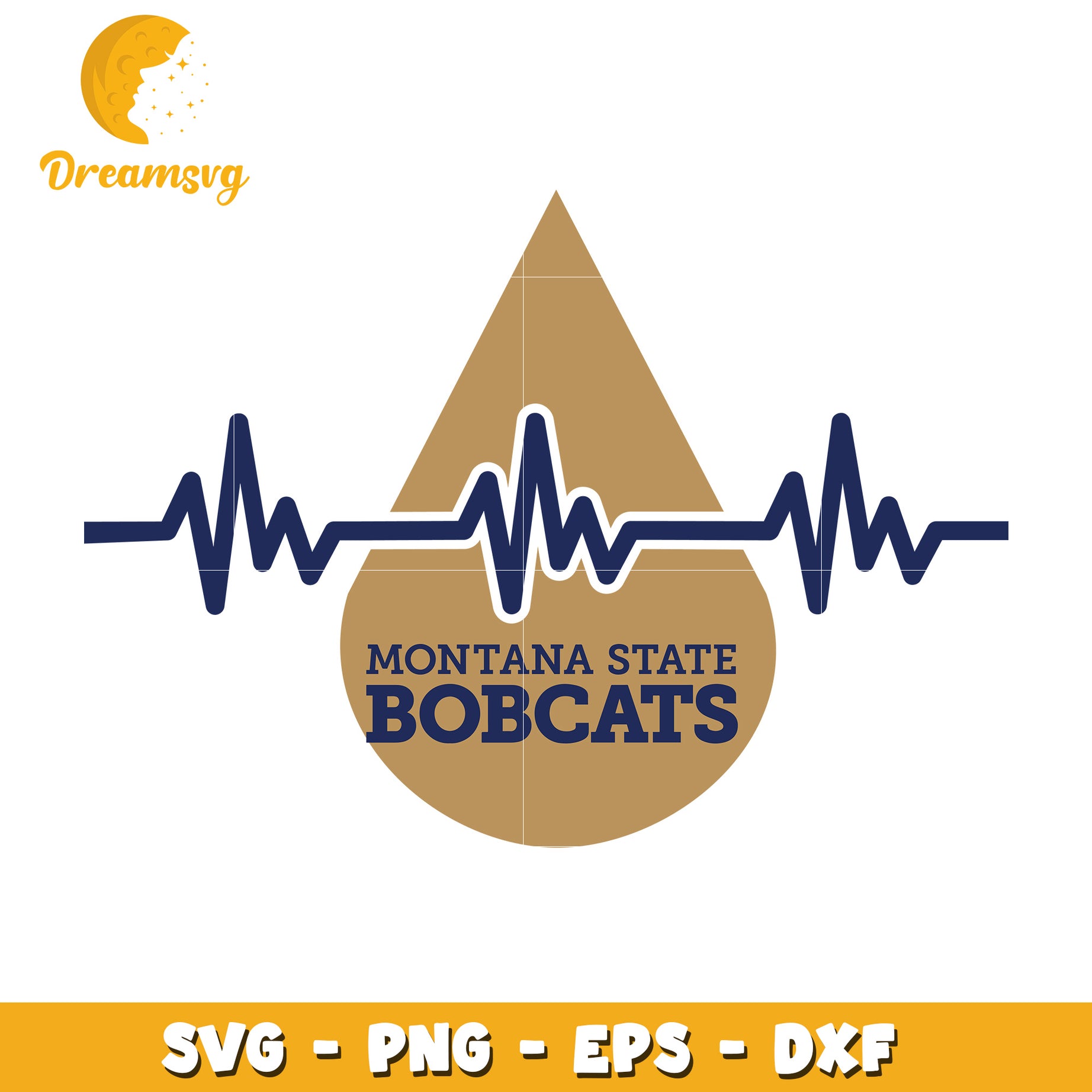 Montana State Bobcats SVG Design for Fans and Crafters Online