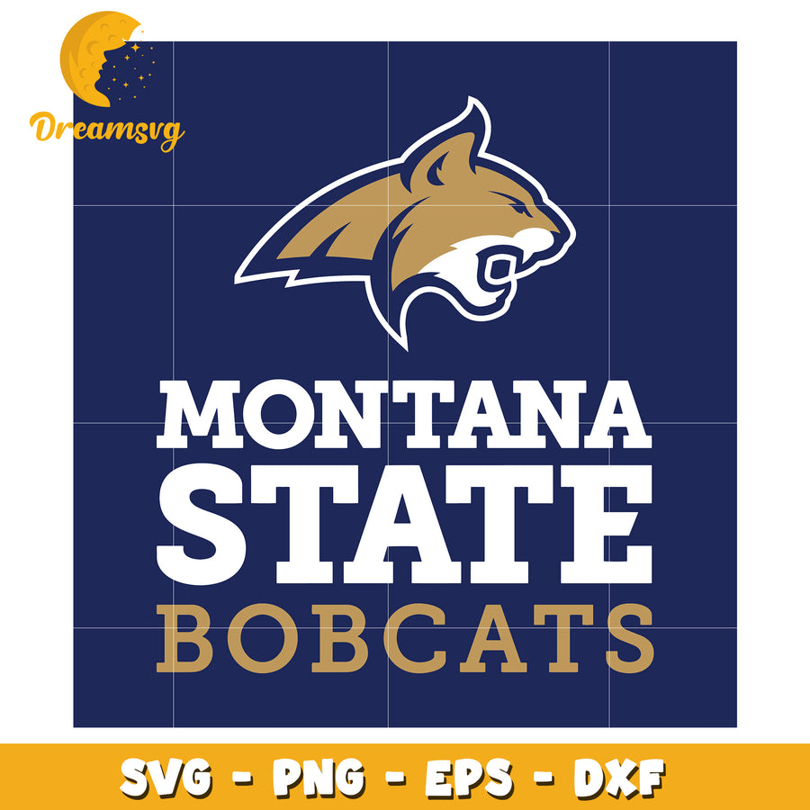 Montana State Bobcats SVG PNG EPS DXF