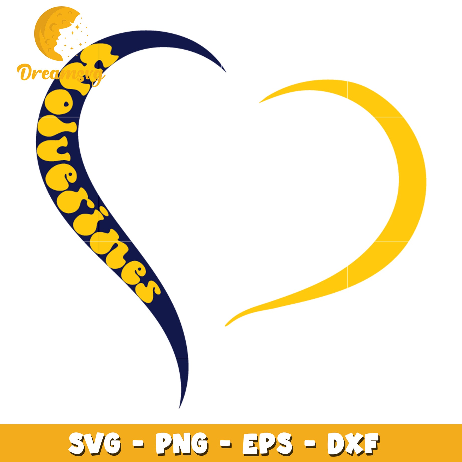 Moon Lovers SVG PNG EPS DXF Files