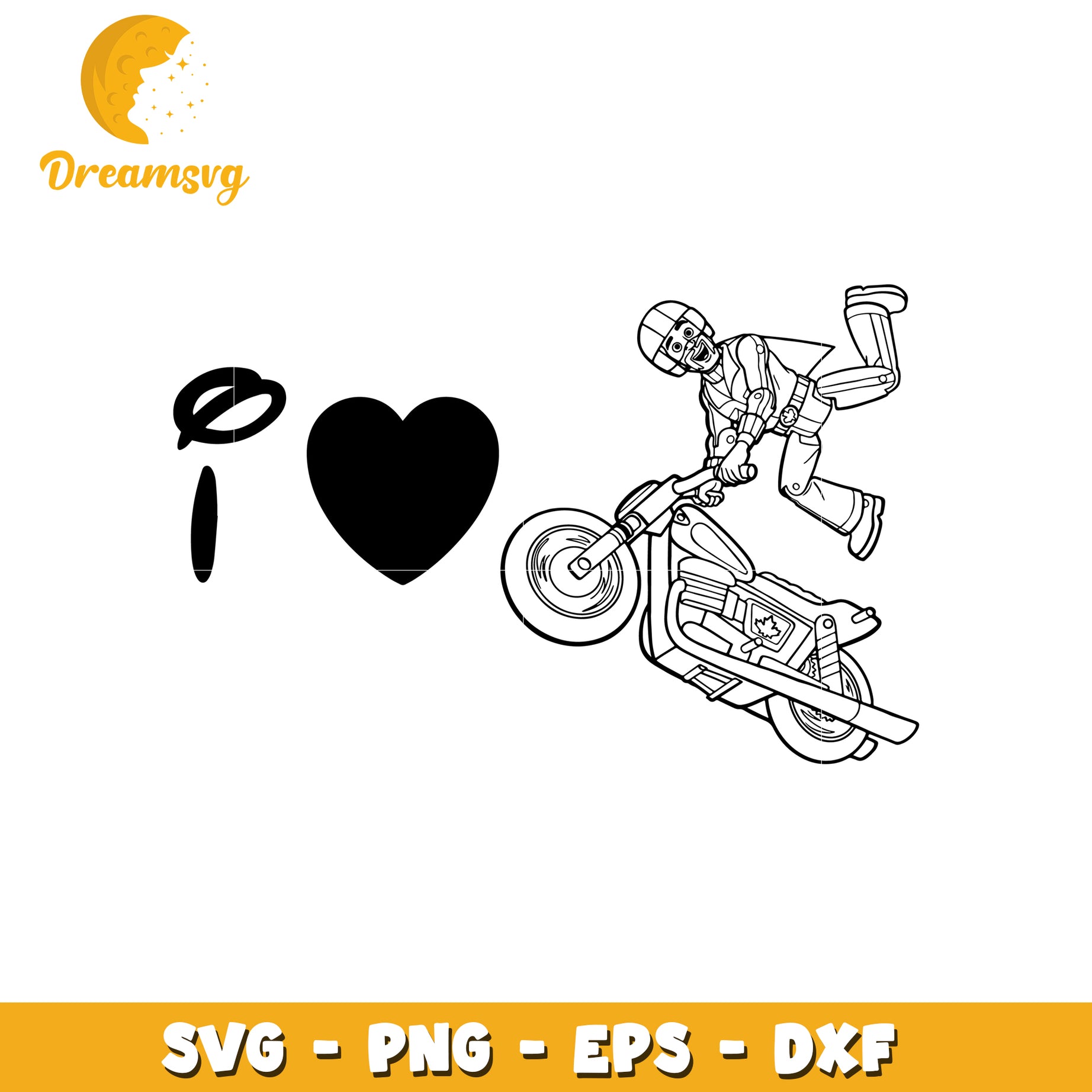 Motorcycle Stunt SVG Cut File