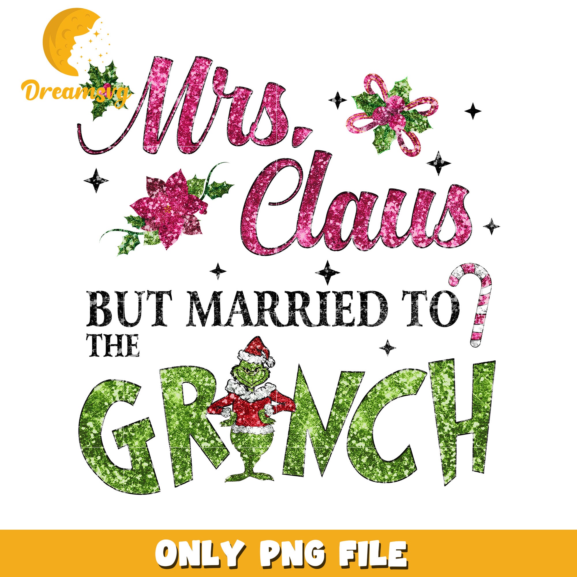Mrs claus grinch png, grinch happy png, merry christmas png