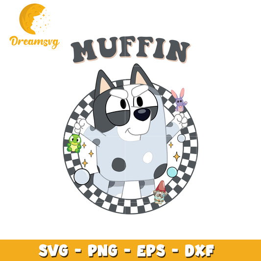 Muffin Dog SVG Cut File PNG EPS DXF