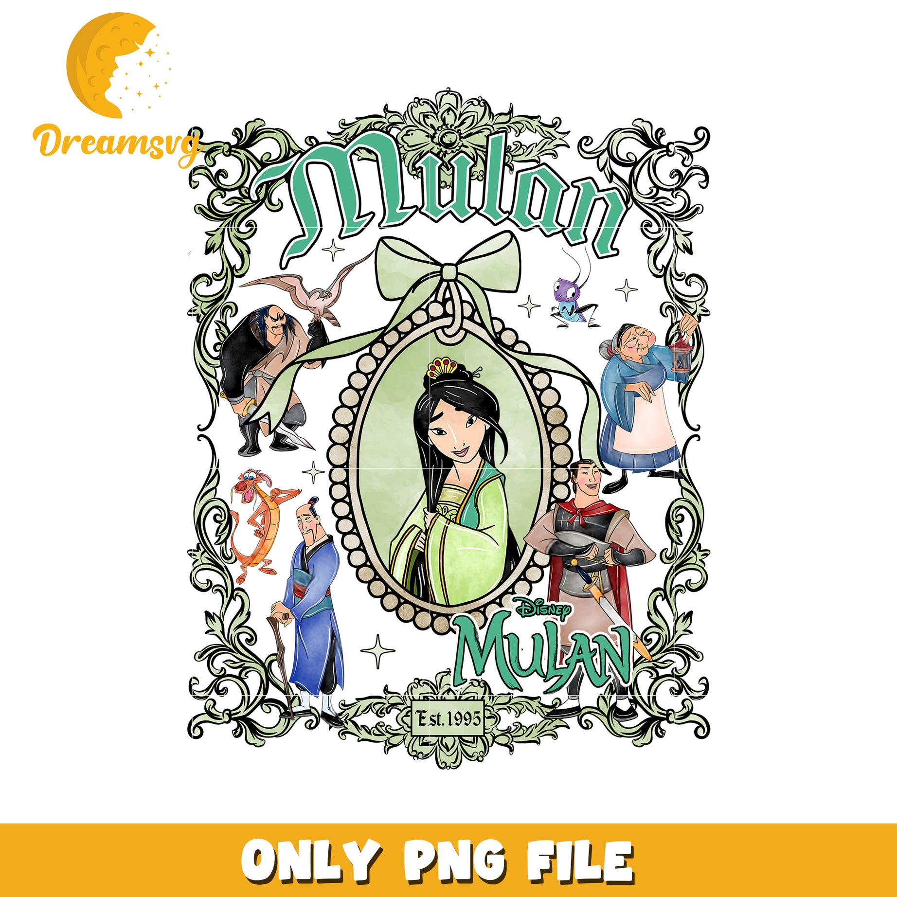 Mulan movie characters png, disney toys png, disney movie png