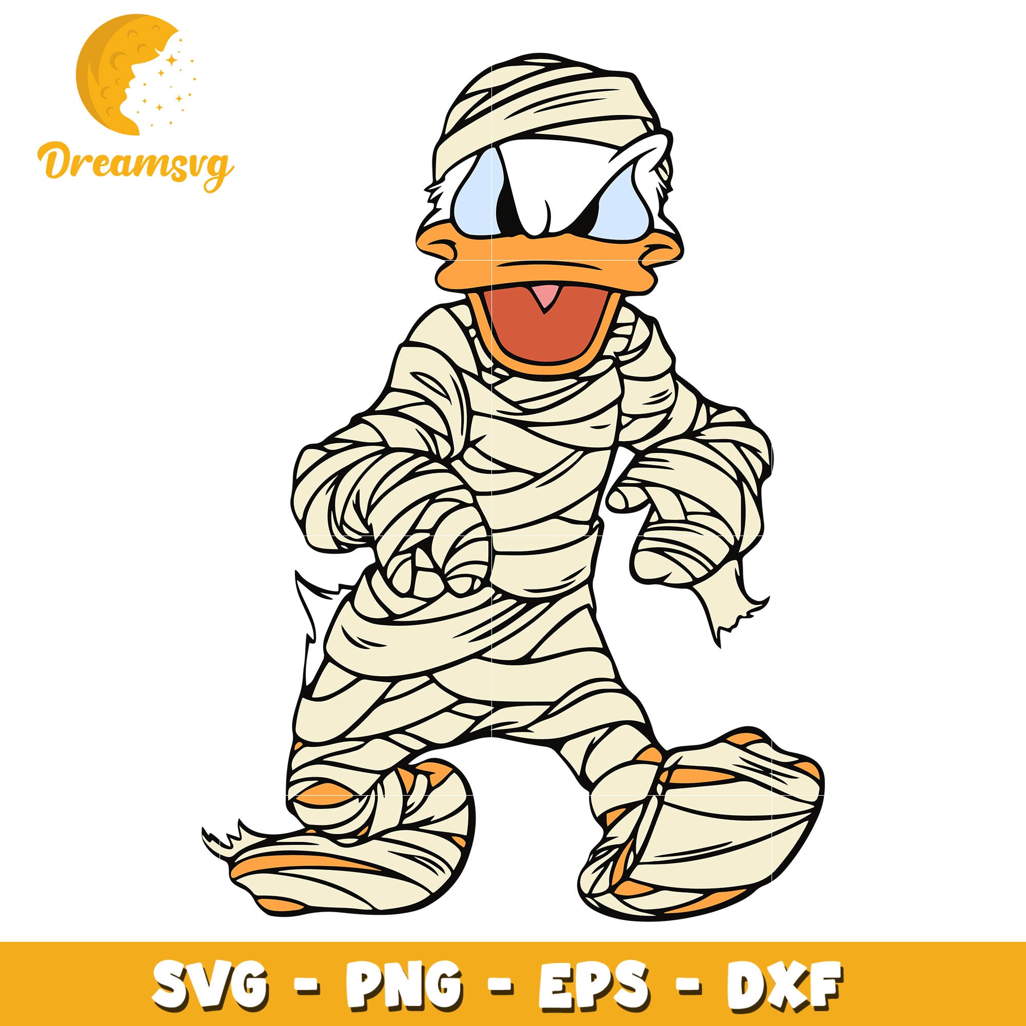 Donald duck mummy halloween svg – DreamSVG Store