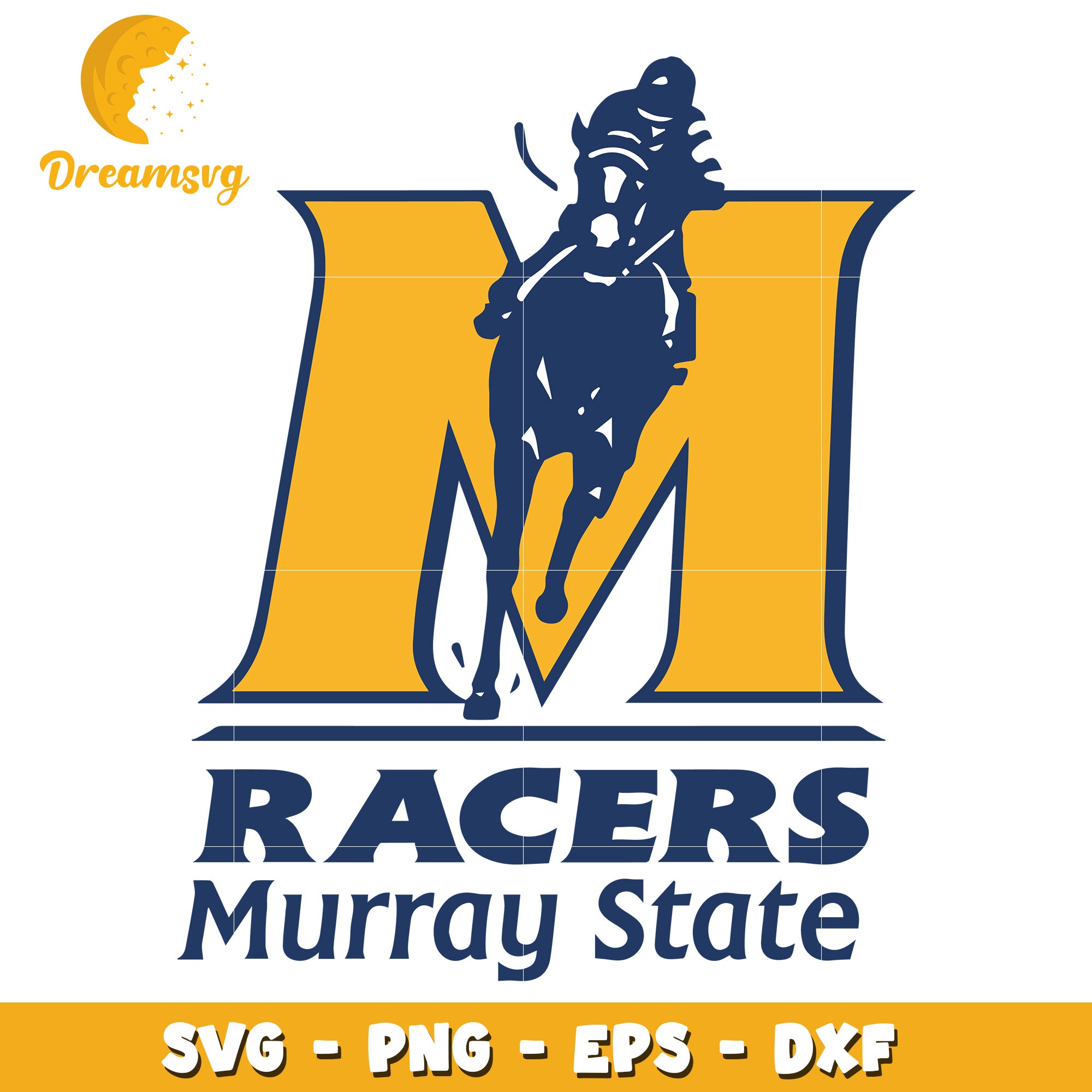 Murray State Racers SVG PNG EPS DXF