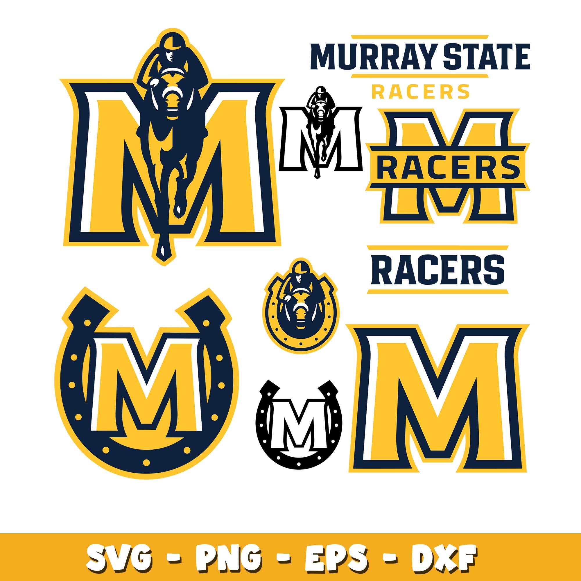 Murray state racers Bundle svg, Murray state racers logo svg, ncaa svg ...