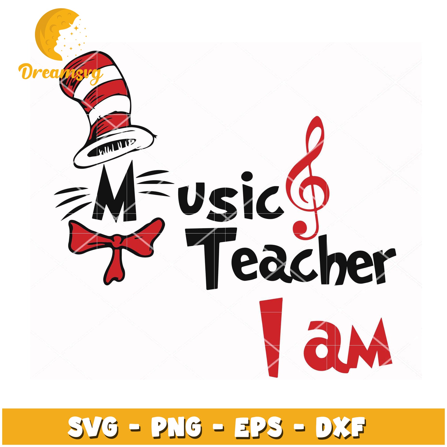 Music Teacher SVG Cut File