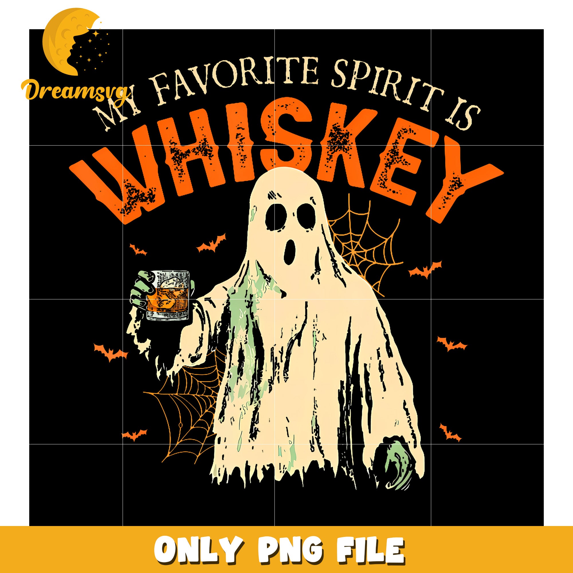 My Favorite Spirit Is Whiskey png, halloween png, spooky halloween png