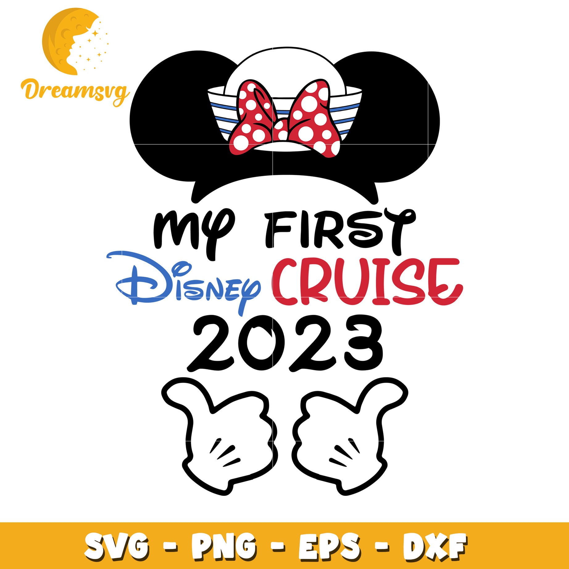 My First Disney Cruise 2023 SVG PNG EPS DXF