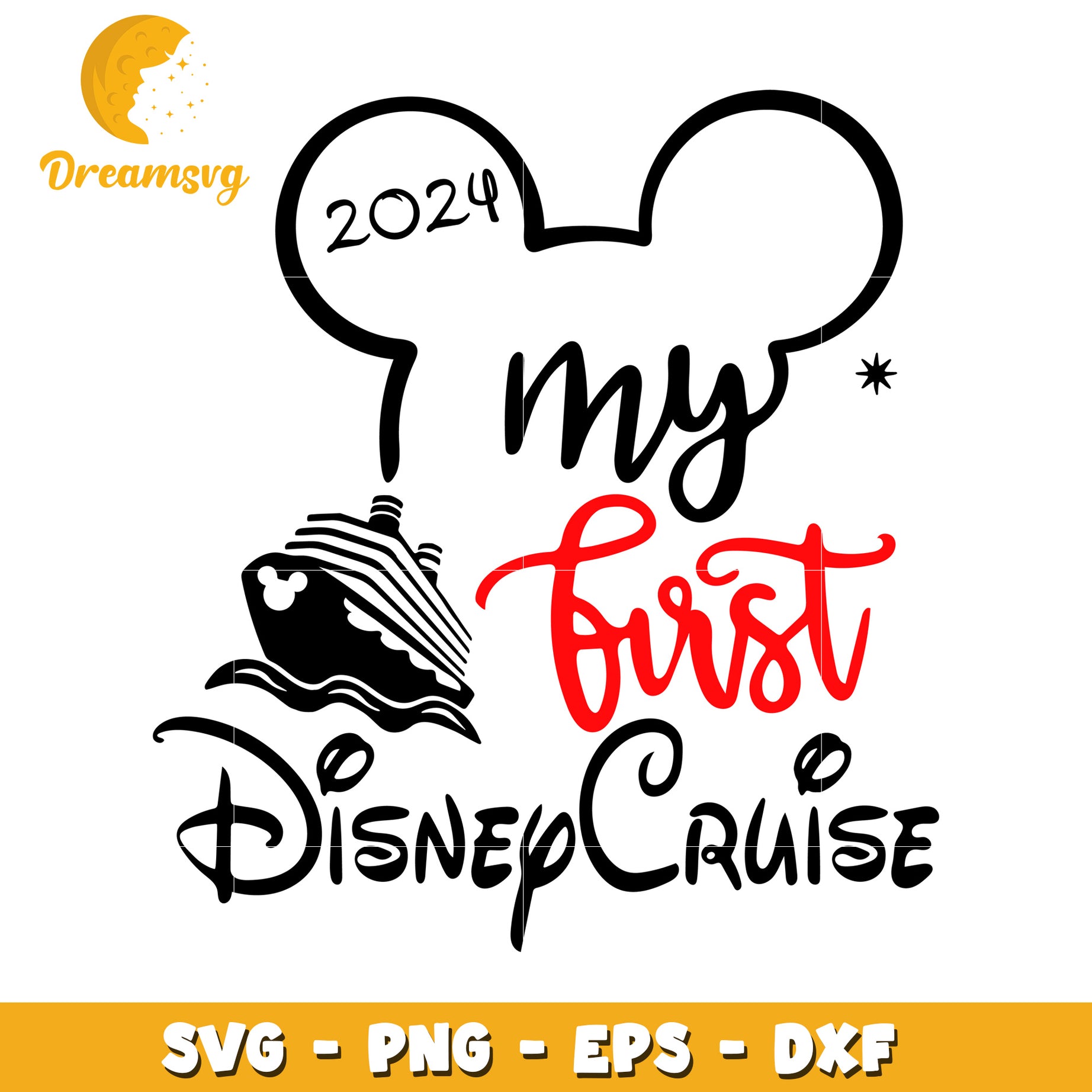 My First Disney Cruise 2024 SVG