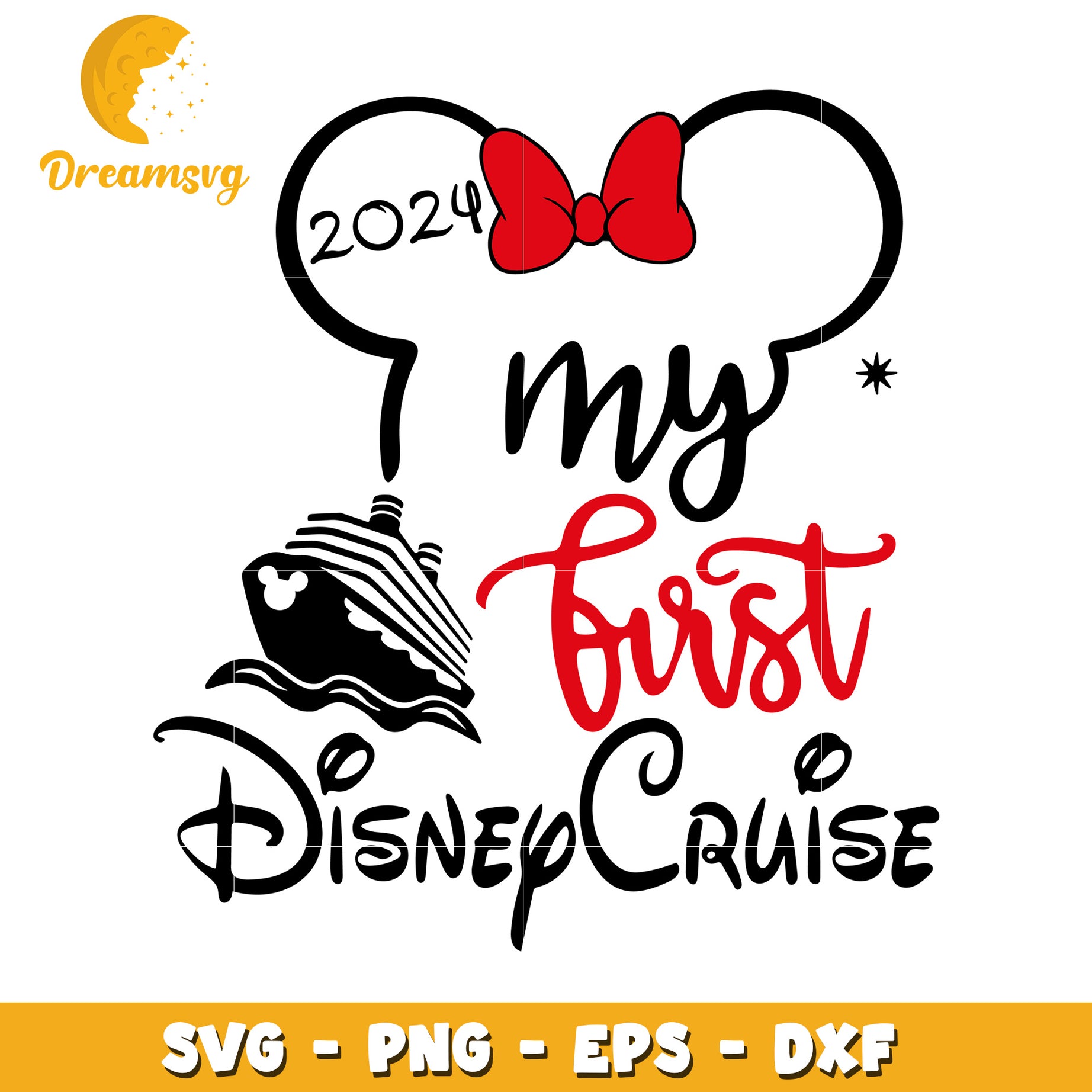 My First Disney Cruise 2024 SVG PNG