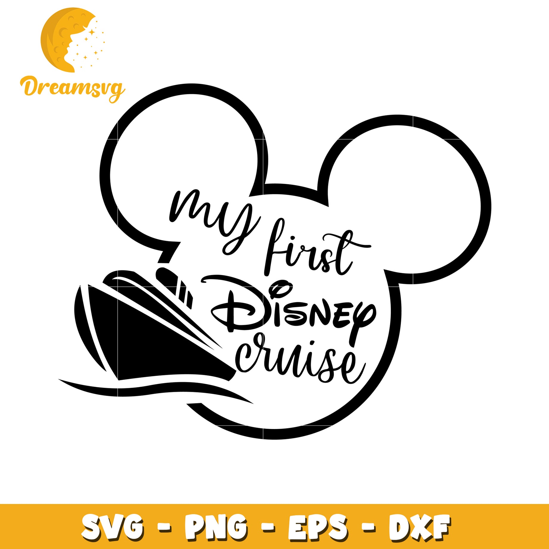 My First Disney Cruise SVG Cut File
