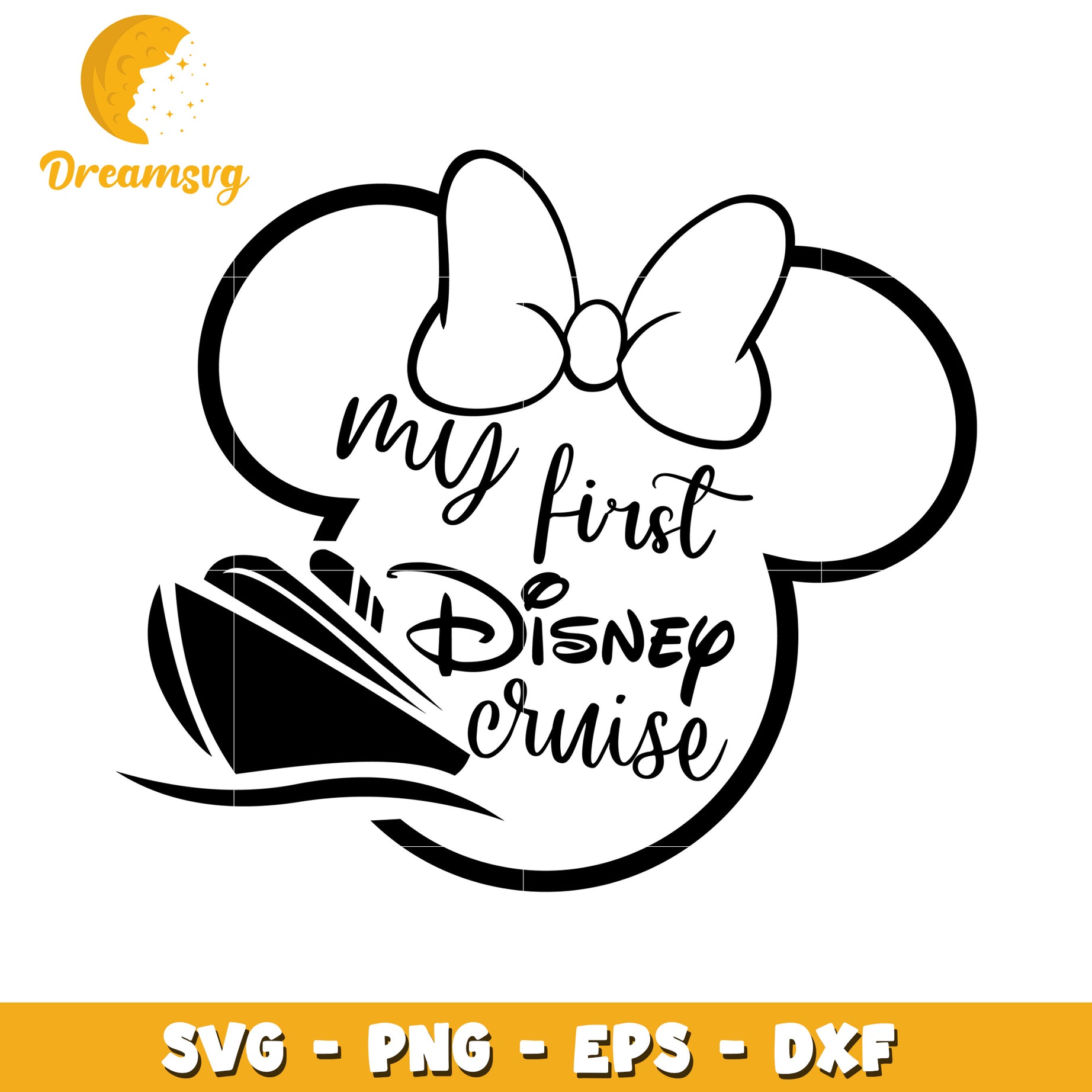 My First Disney Cruise SVG Design for Kids Adventure Memories