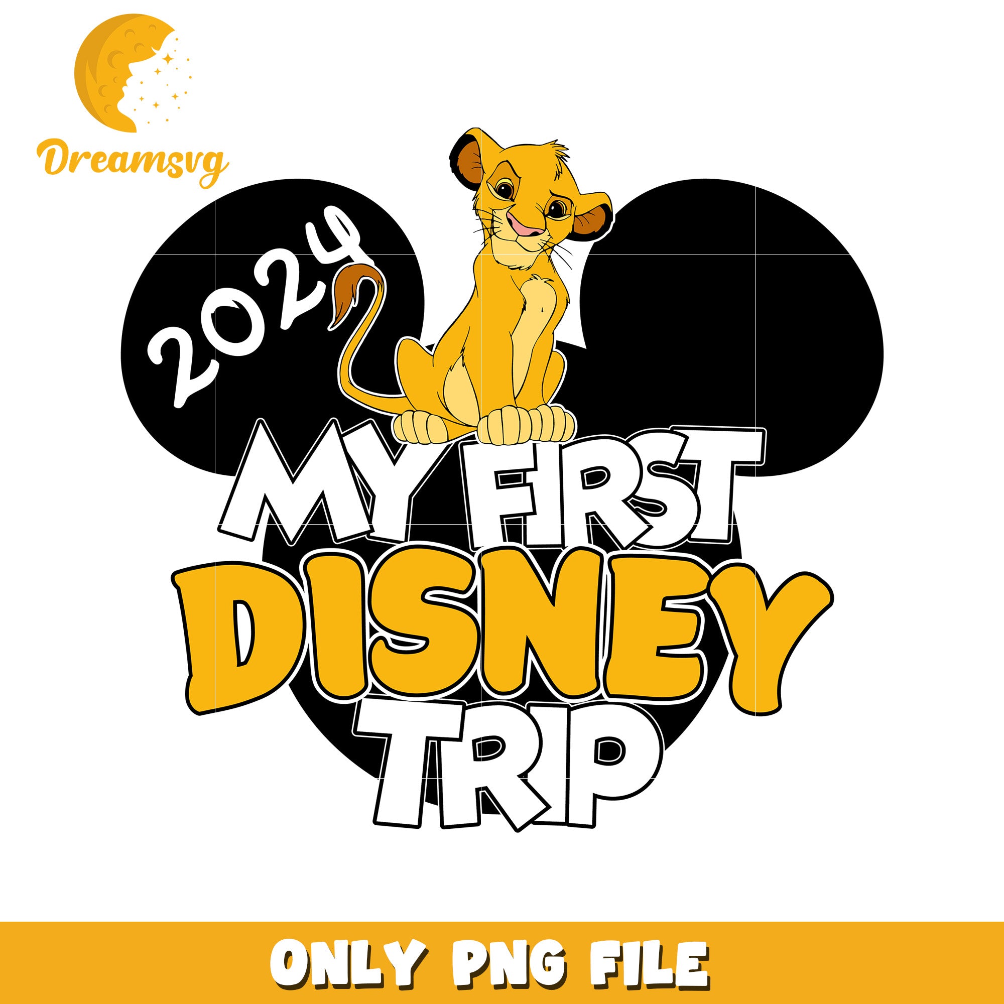 My First Disney Trip 2024 PNG