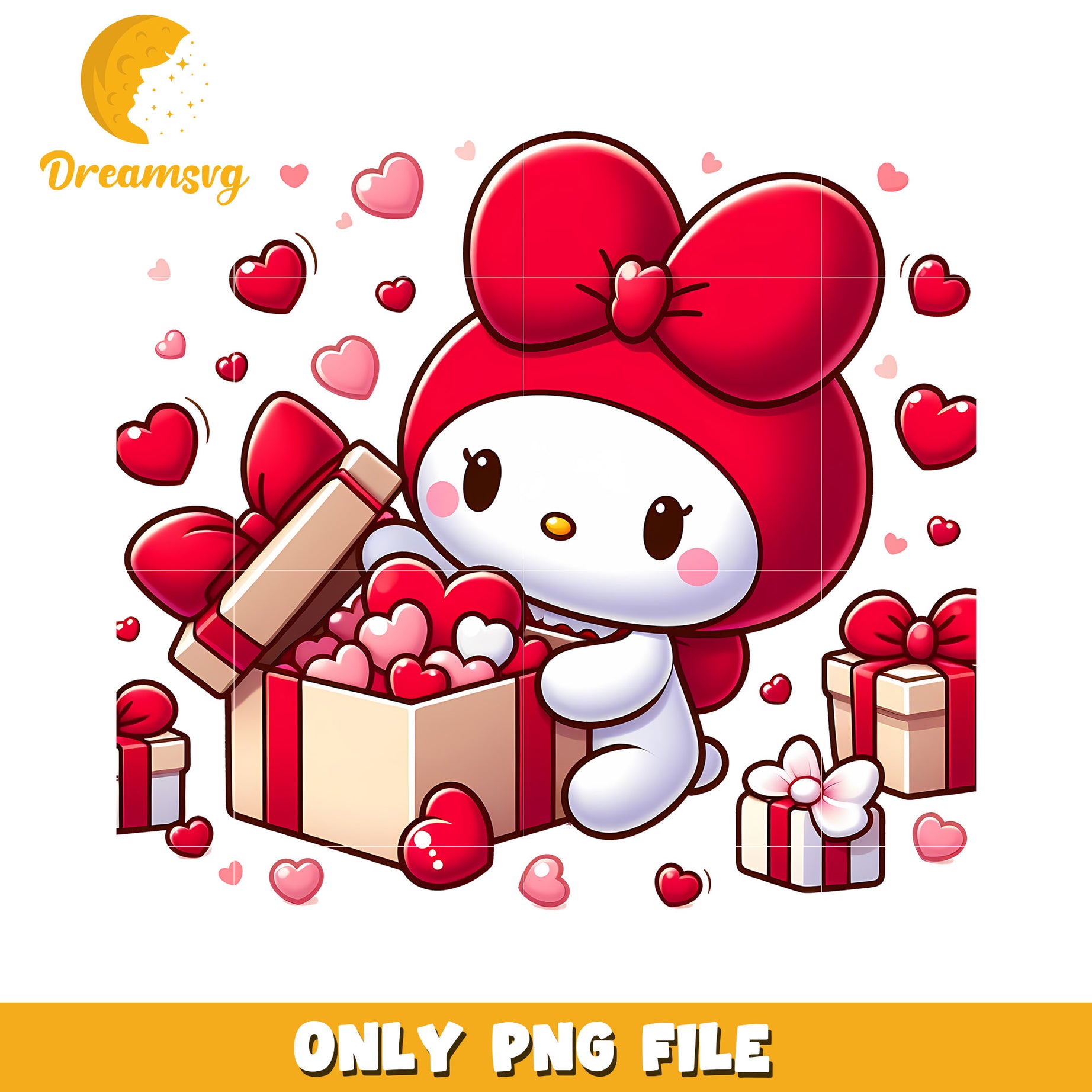 My Melody Valentines PNG Download