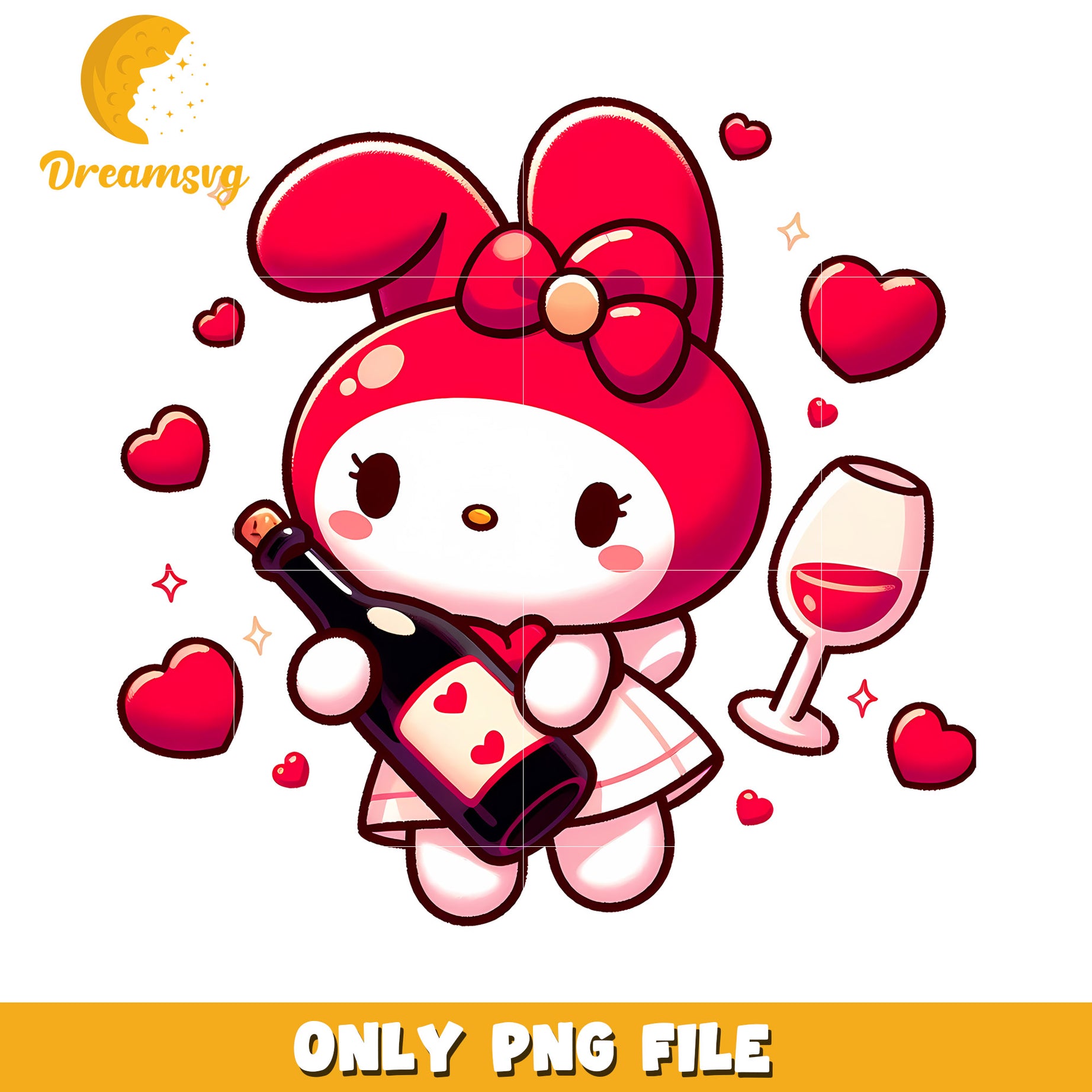 My Melody Wine PNG Clipart