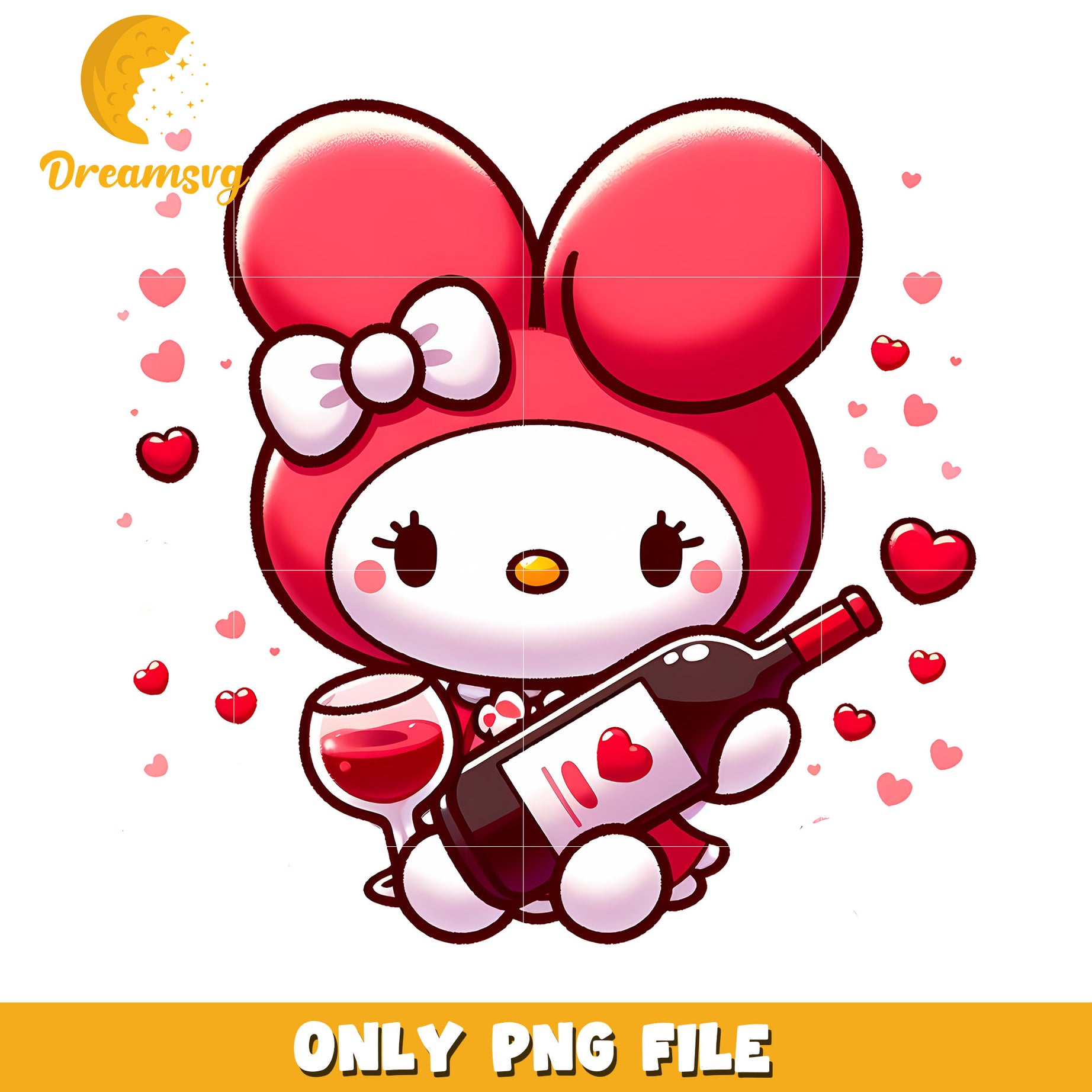 My Melody Wine PNG Download