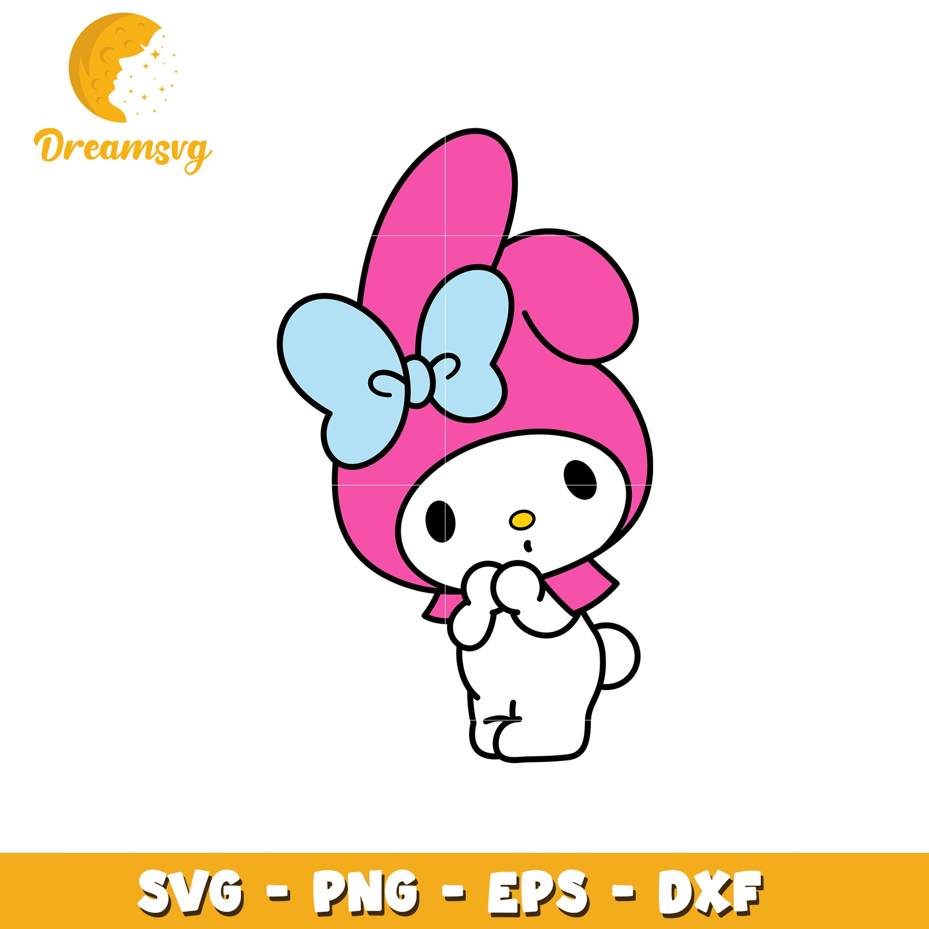 My Melody character svg, sanrio character svg, My Melody svg