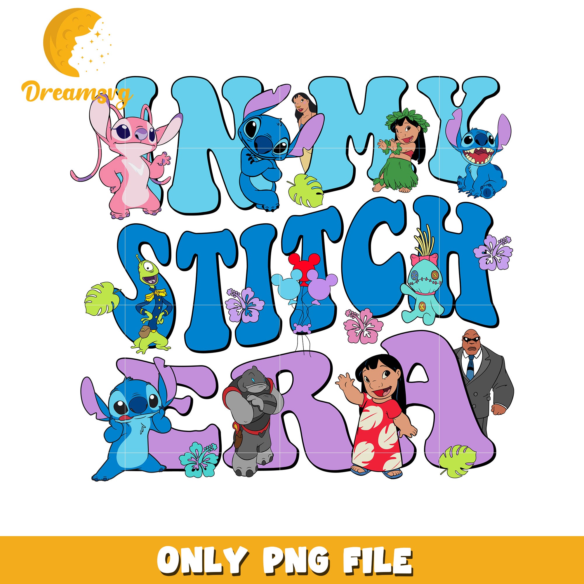 My Stitch Era PNG, Sublimation Design