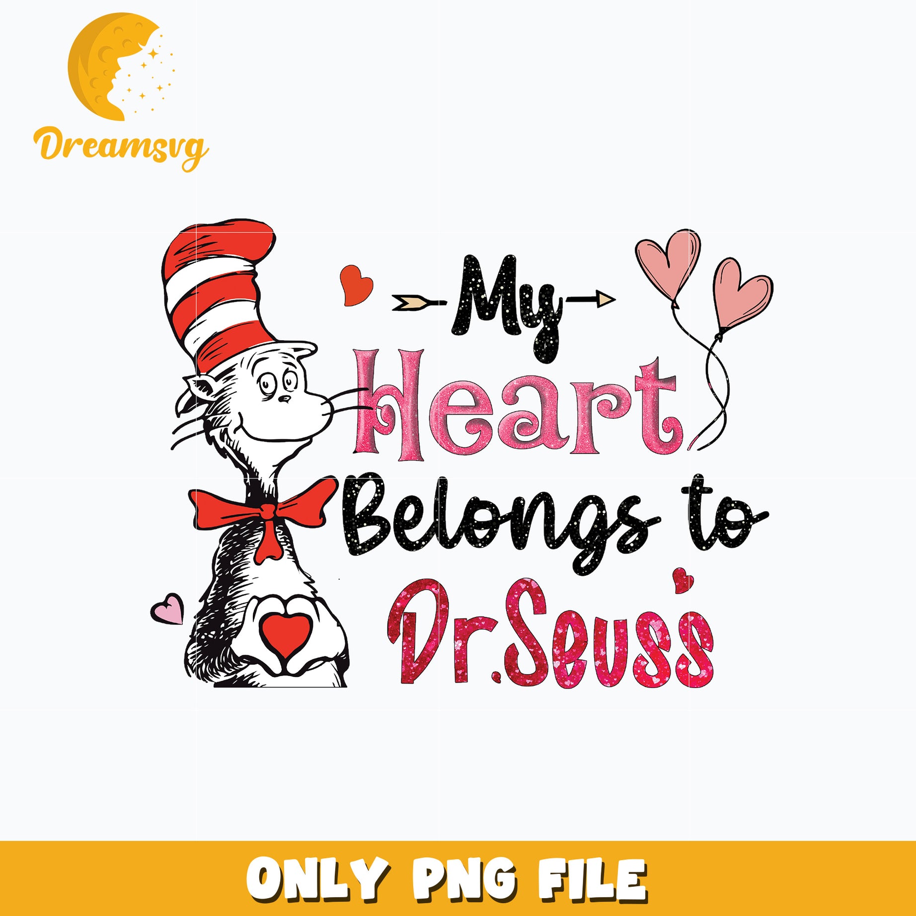 Dr seuss my heart belongs to png