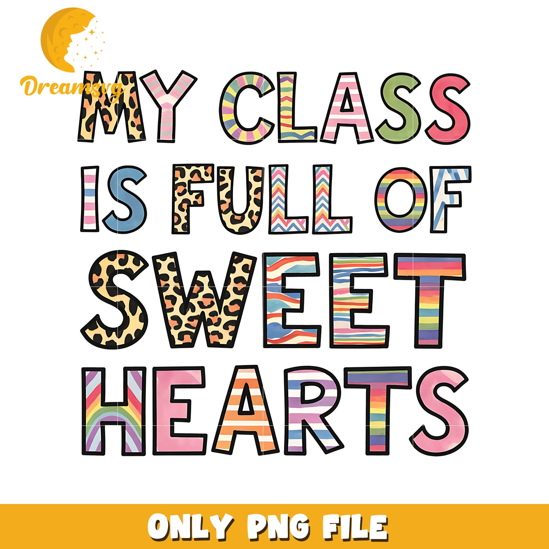 My class is full of sweet heart png, sweet heart png, sweet png