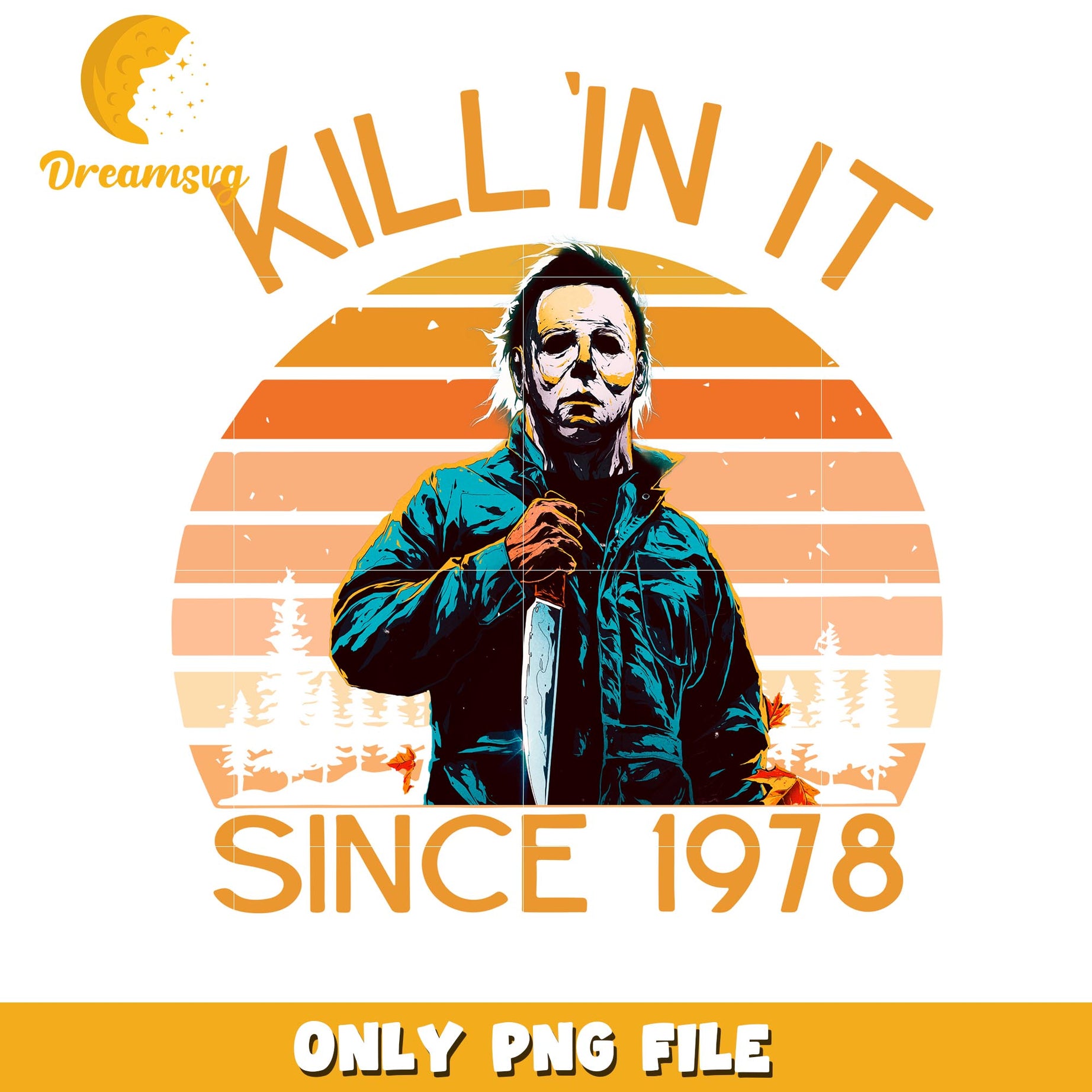 Myers killer killin it 1978 png, Horror movies killers png
