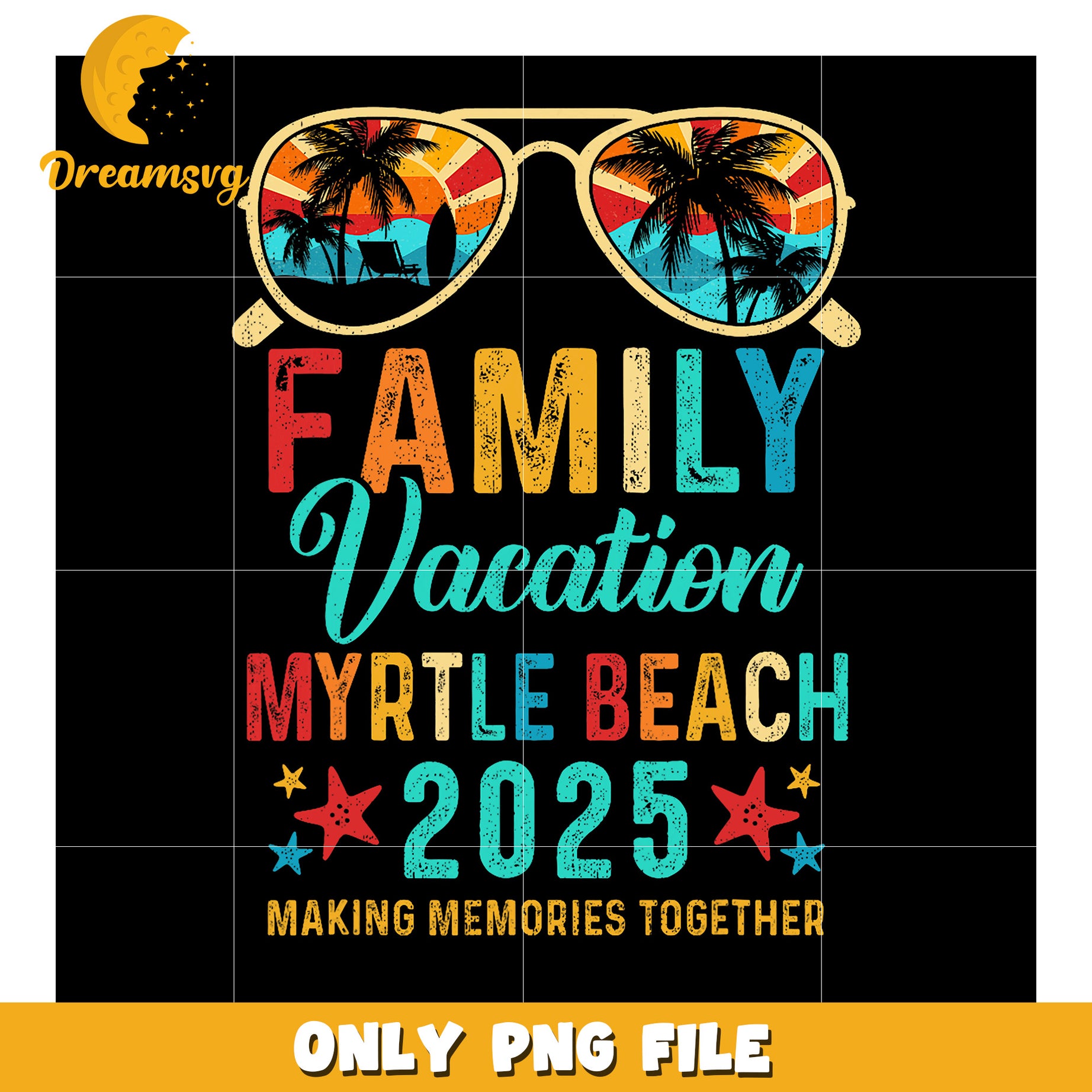 Myrtle Beach Family Vacation 2025 PNG