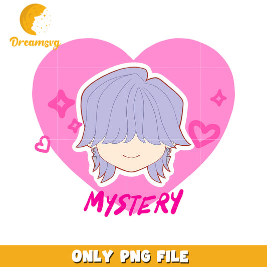 Mystery pink heart png, saja boys band png, kpop songs png