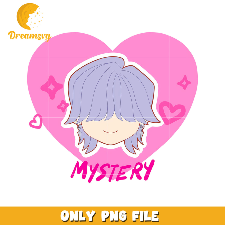 Mystery pink heart png, saja boys band png, kpop songs png